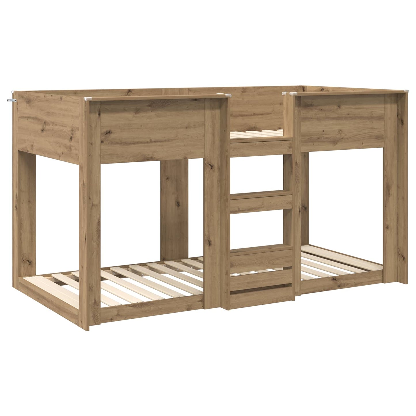 Bunk Bed for Kids Artisan Oak 80 x 200 cm Engineered Wood