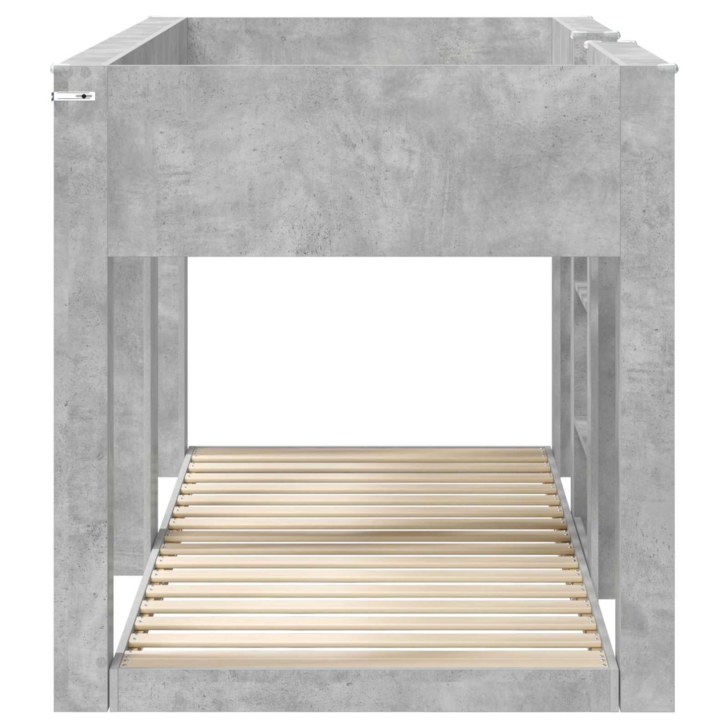 Bunk Bed for Kids Concrete Grey 90 x 200 cm Engineered Wood