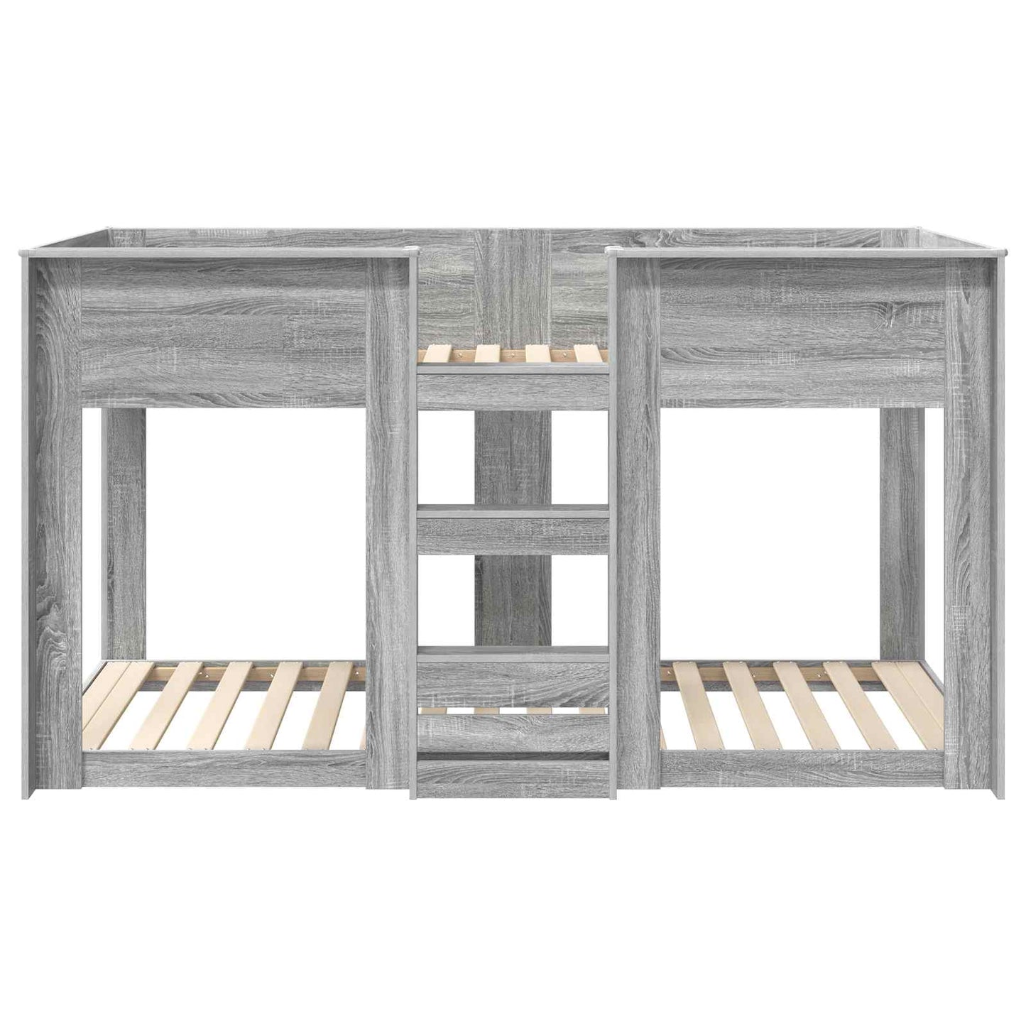 Bunk Bed for Kids Grey Sonoma 100 x 200 cm Engineered Wood