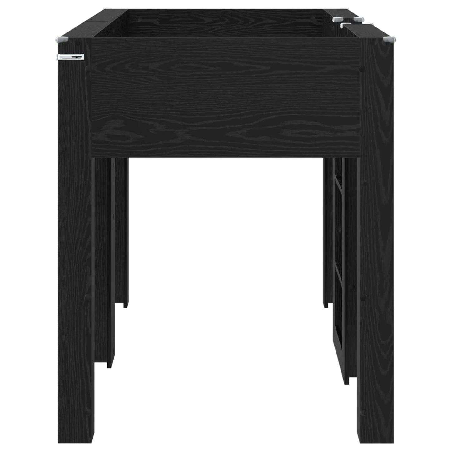 Bunk Bed for Kids Black Oak 75 x 190 cm Engineered wood