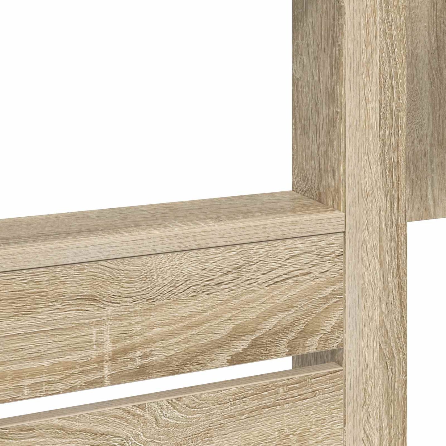 Bunk Bed for Kids Sonoma Oak 75 x 190 cm Engineered wood