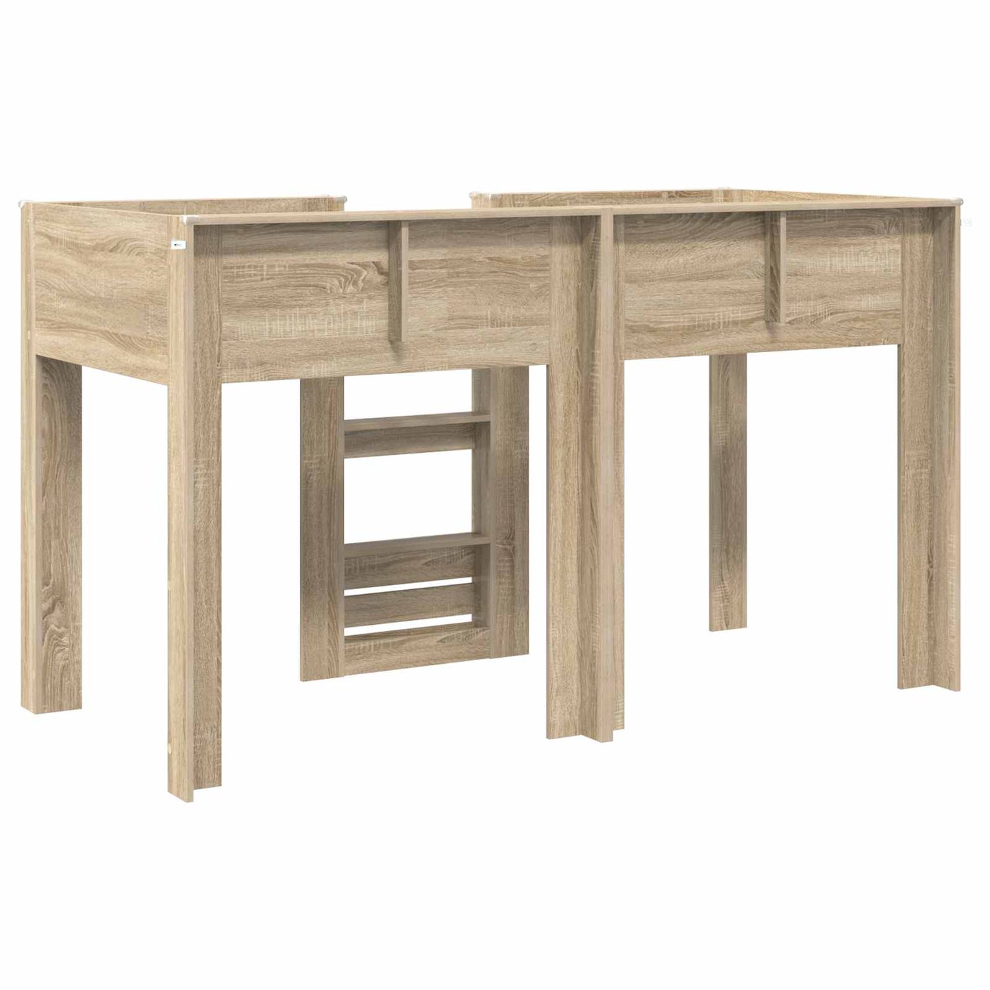 Bunk Bed for Kids Sonoma Oak 75 x 190 cm Engineered wood