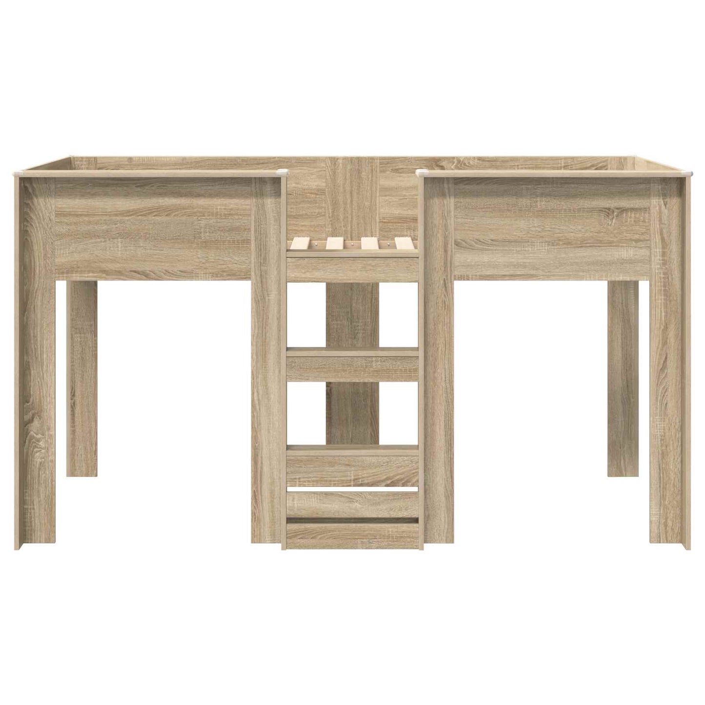 Bunk Bed for Kids Sonoma Oak 75 x 190 cm Engineered wood