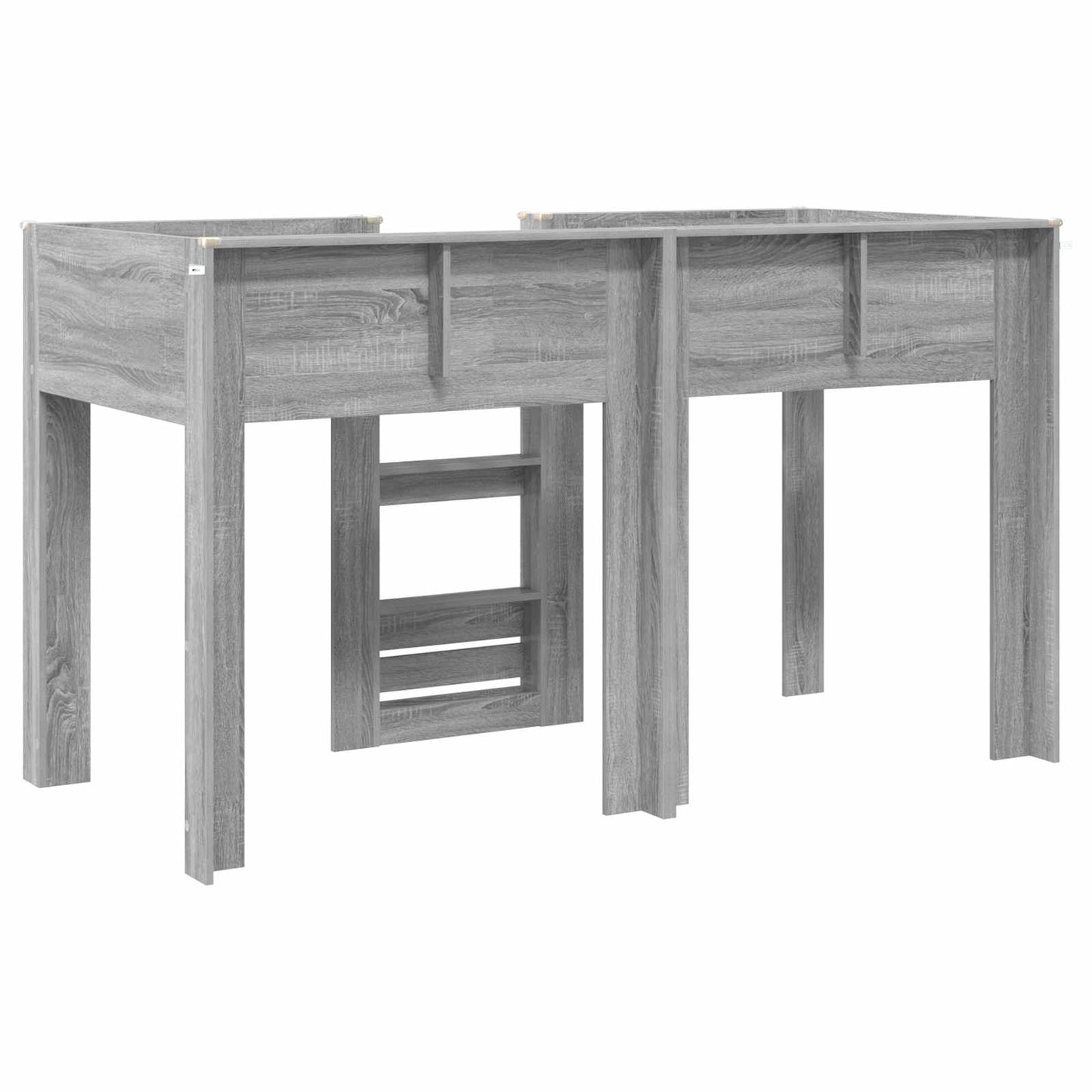 Bunk Bed for Kids Grey Sonoma 75 x 190 cm Engineered wood