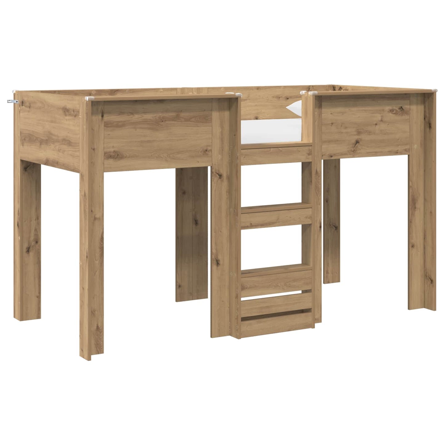 Bunk Bed for Kids Artisan Oak 75 x 190 cm Engineered wood