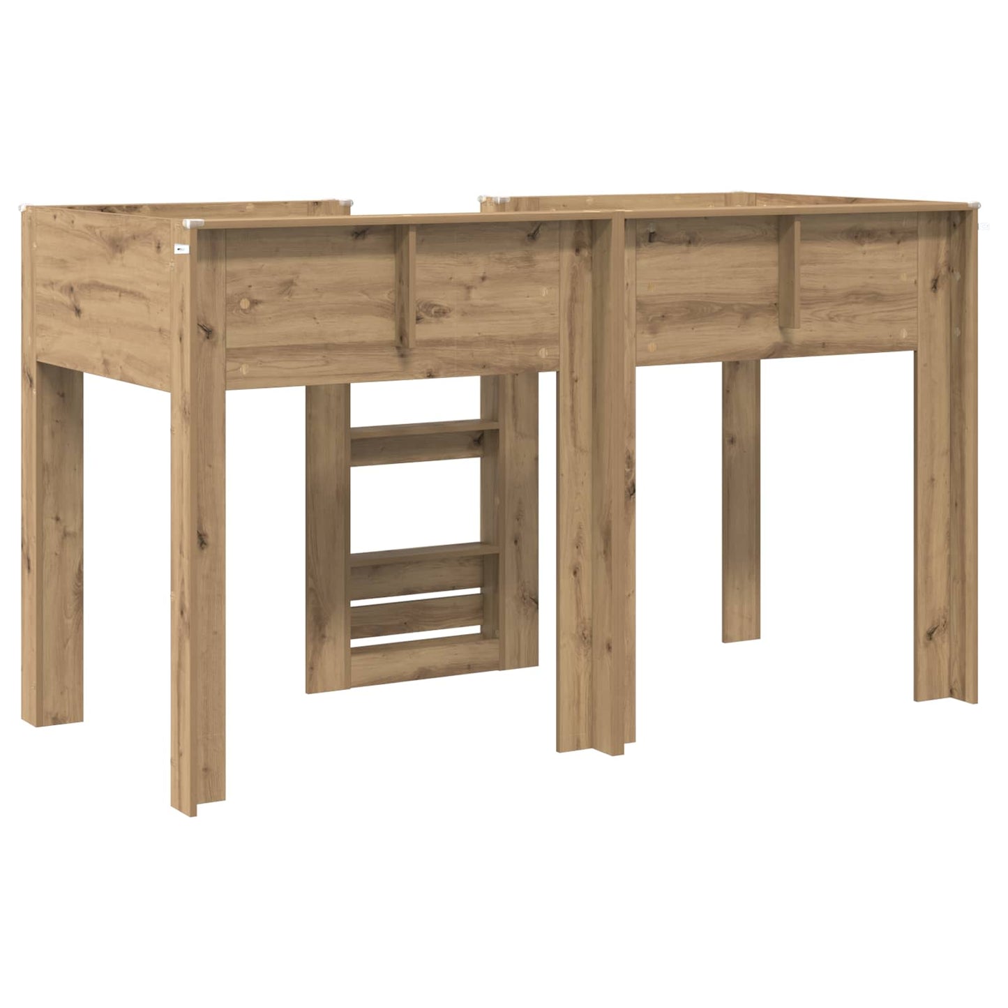Bunk Bed for Kids Artisan Oak 75 x 190 cm Engineered wood