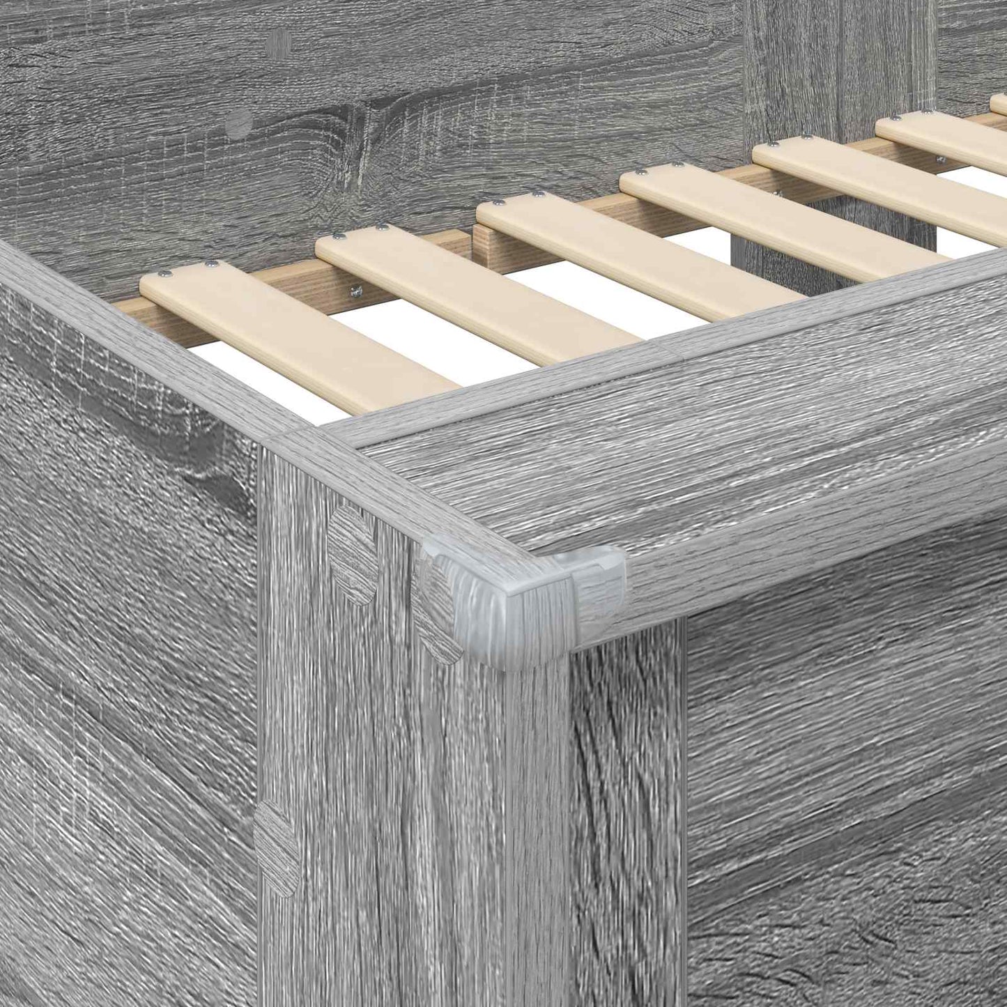 Bunk Bed for Kids Grey Sonoma 90 x 190 cm Engineered wood