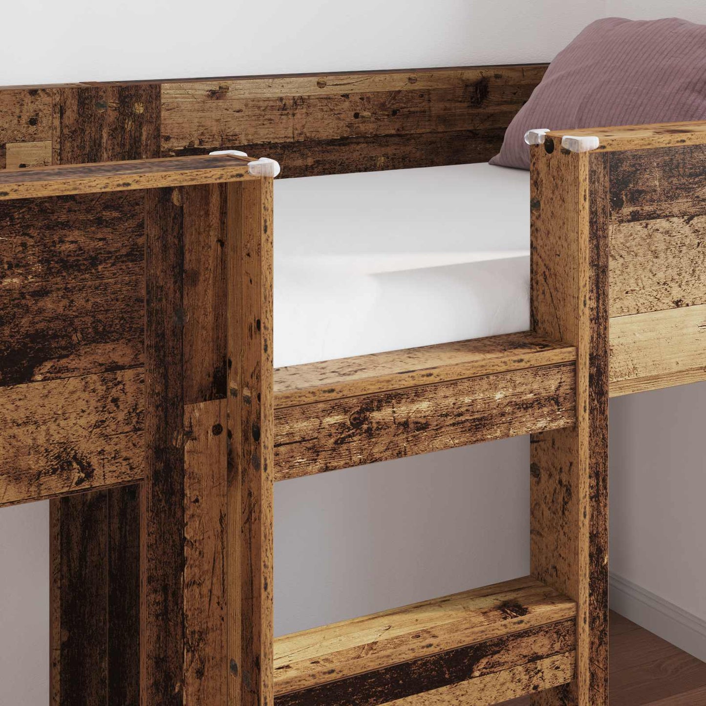 Bunk Bed for Kids Old Wood 90 x 190 cm Engineered wood