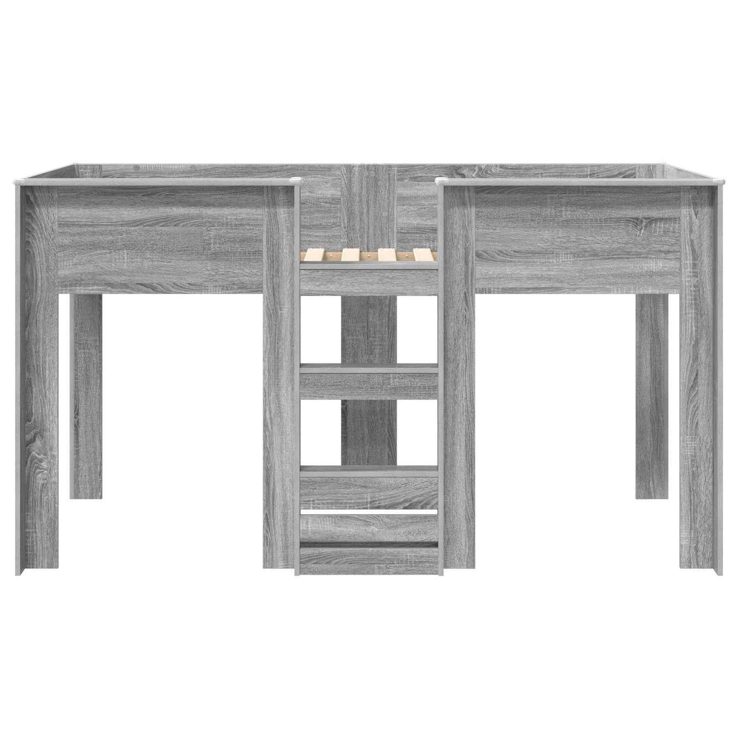 Bunk Bed for Kids Grey Sonoma 80 x 200 cm Engineered wood