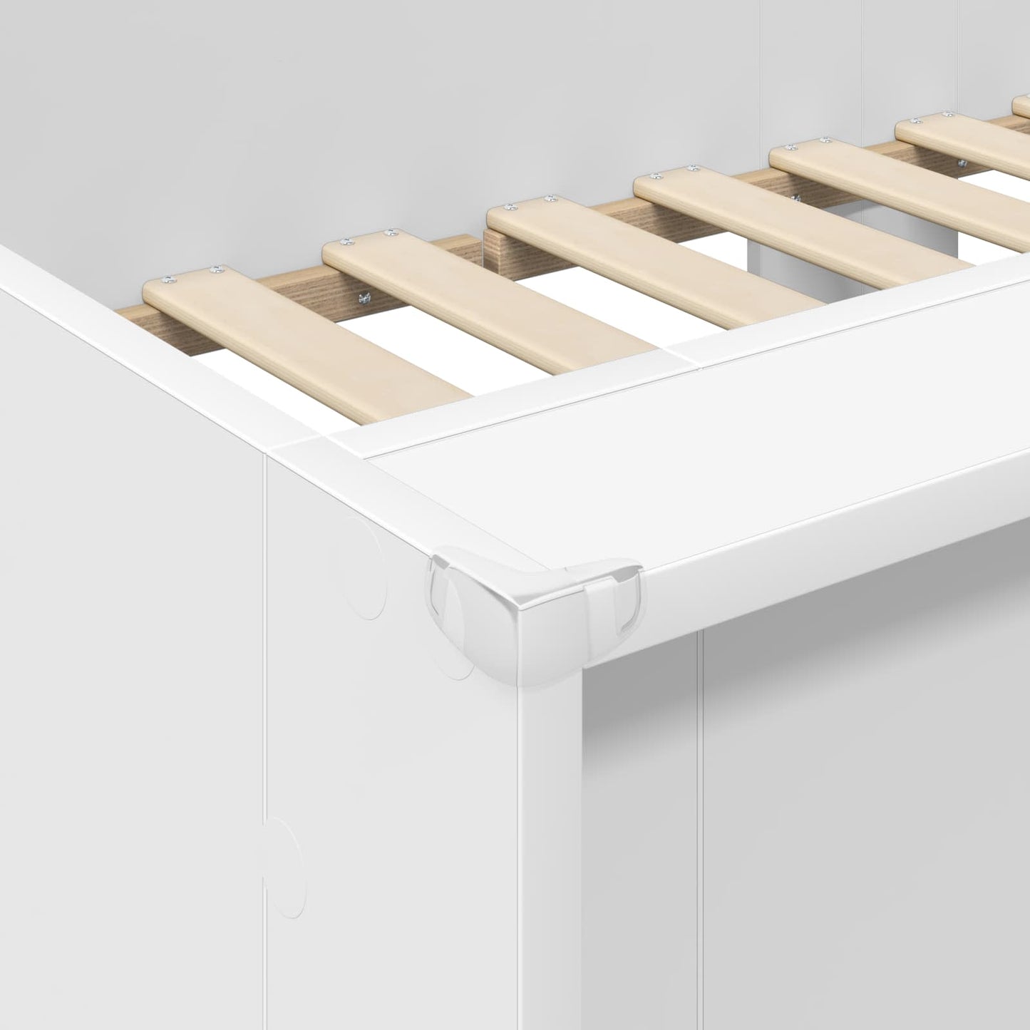 Bunk Bed for Kids White 100 x 200 cm Engineered wood