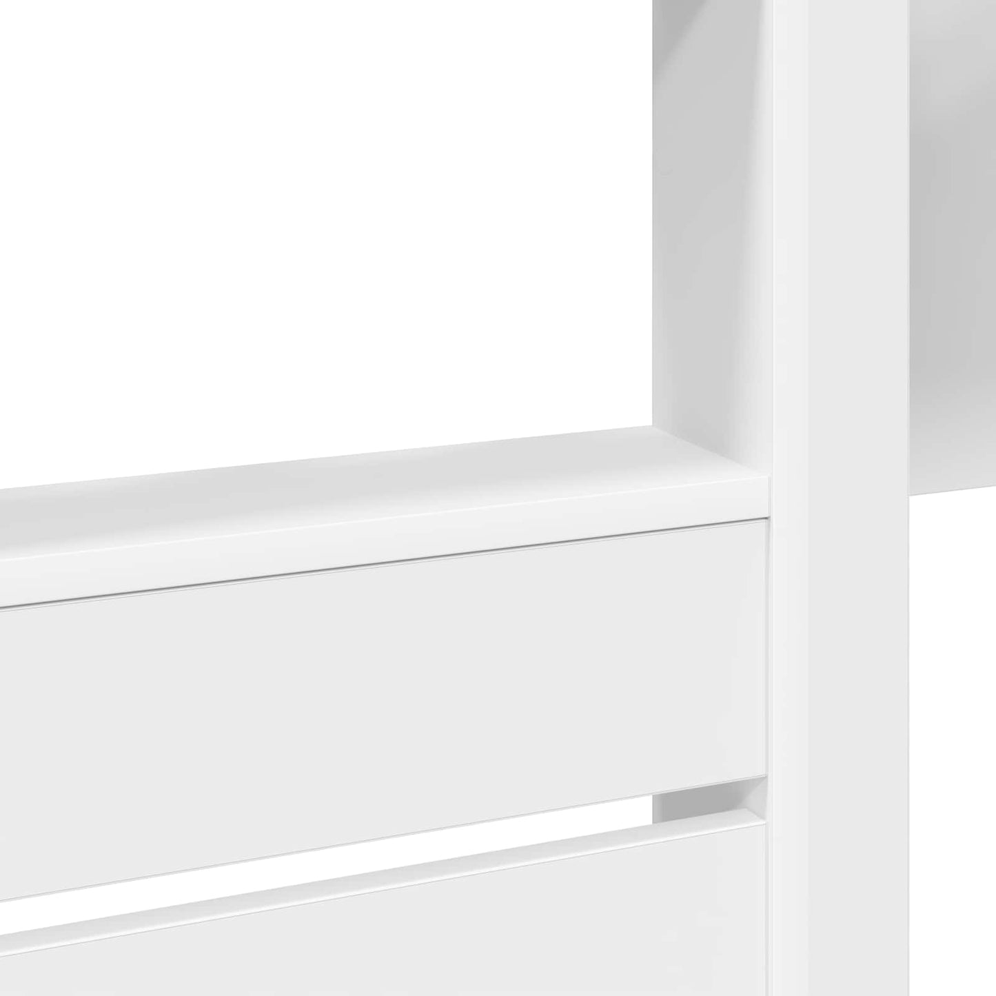 Bunk Bed for Kids White 100 x 200 cm Engineered wood