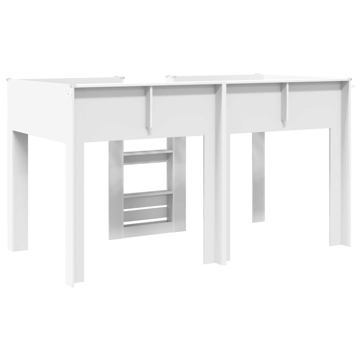 Bunk Bed for Kids White 100 x 200 cm Engineered wood