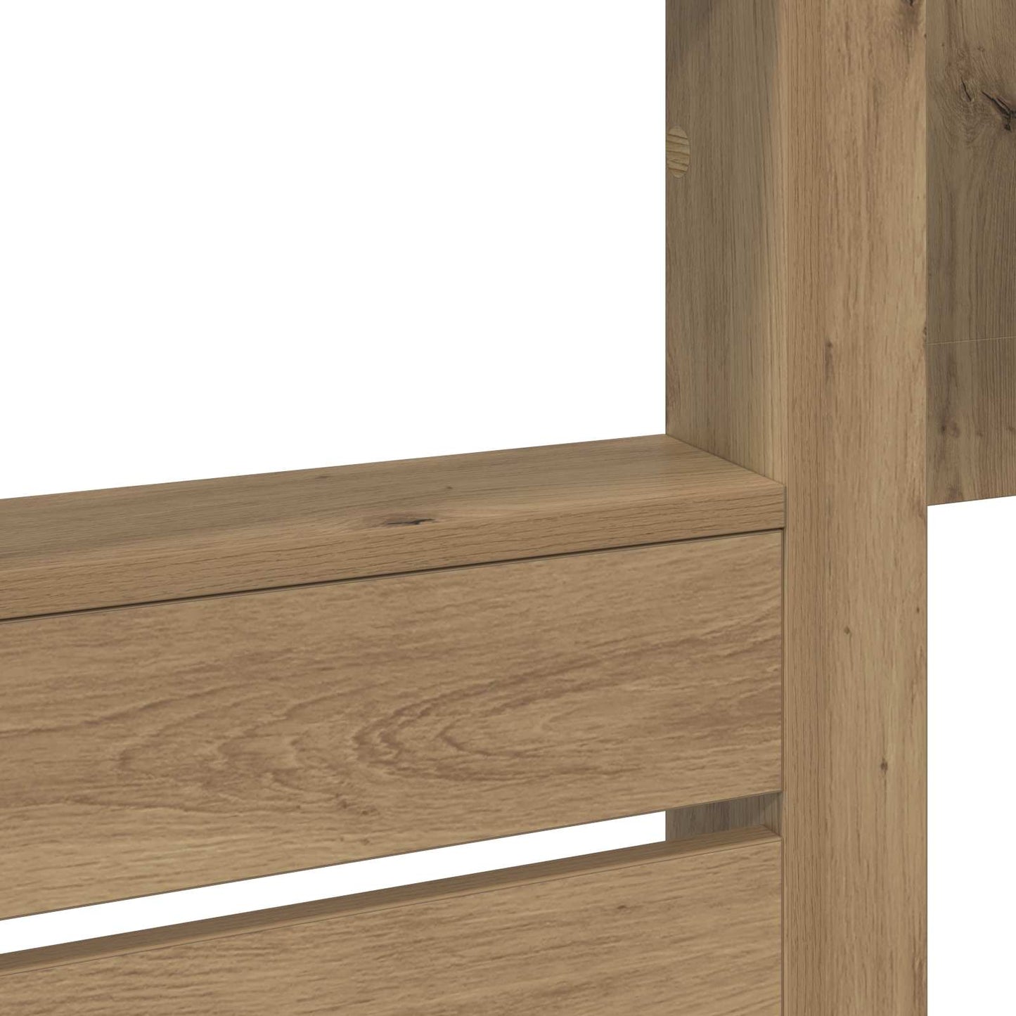 Bunk Bed for Kids Artisan Oak 100 x 200 cm Engineered wood