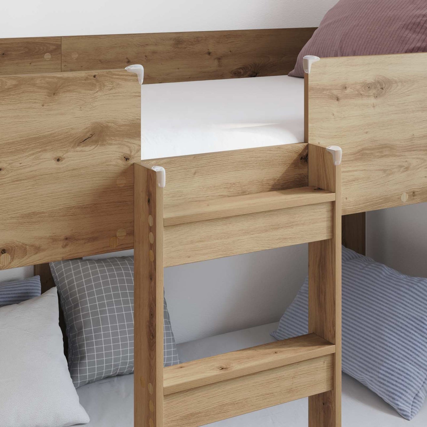 Bunk Bed for Kids Artisan Oak 100 x 200 cm Engineered Wood