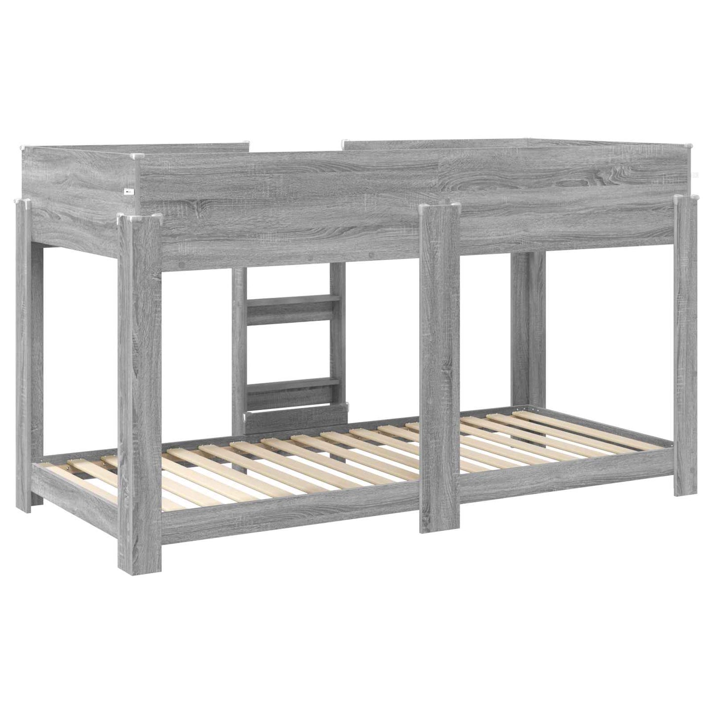Bunk Bed for Kids Grey Sonoma 90 x 200 cm Engineered Wood