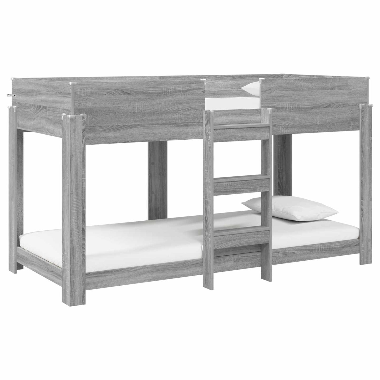Bunk Bed for Kids Grey Sonoma 80 x 200 cm Engineered Wood