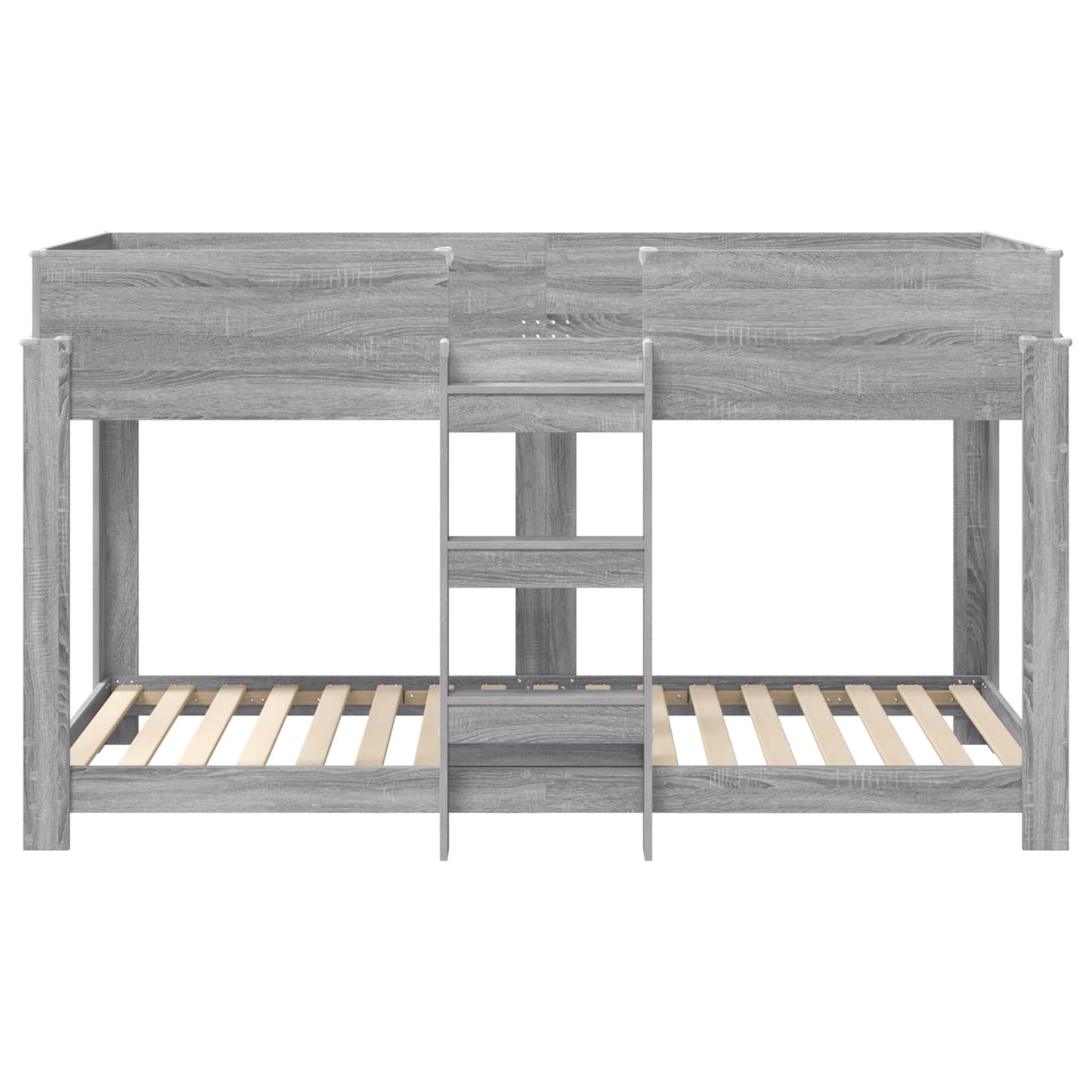 Bunk Bed for Kids Grey Sonoma 80 x 200 cm Engineered Wood