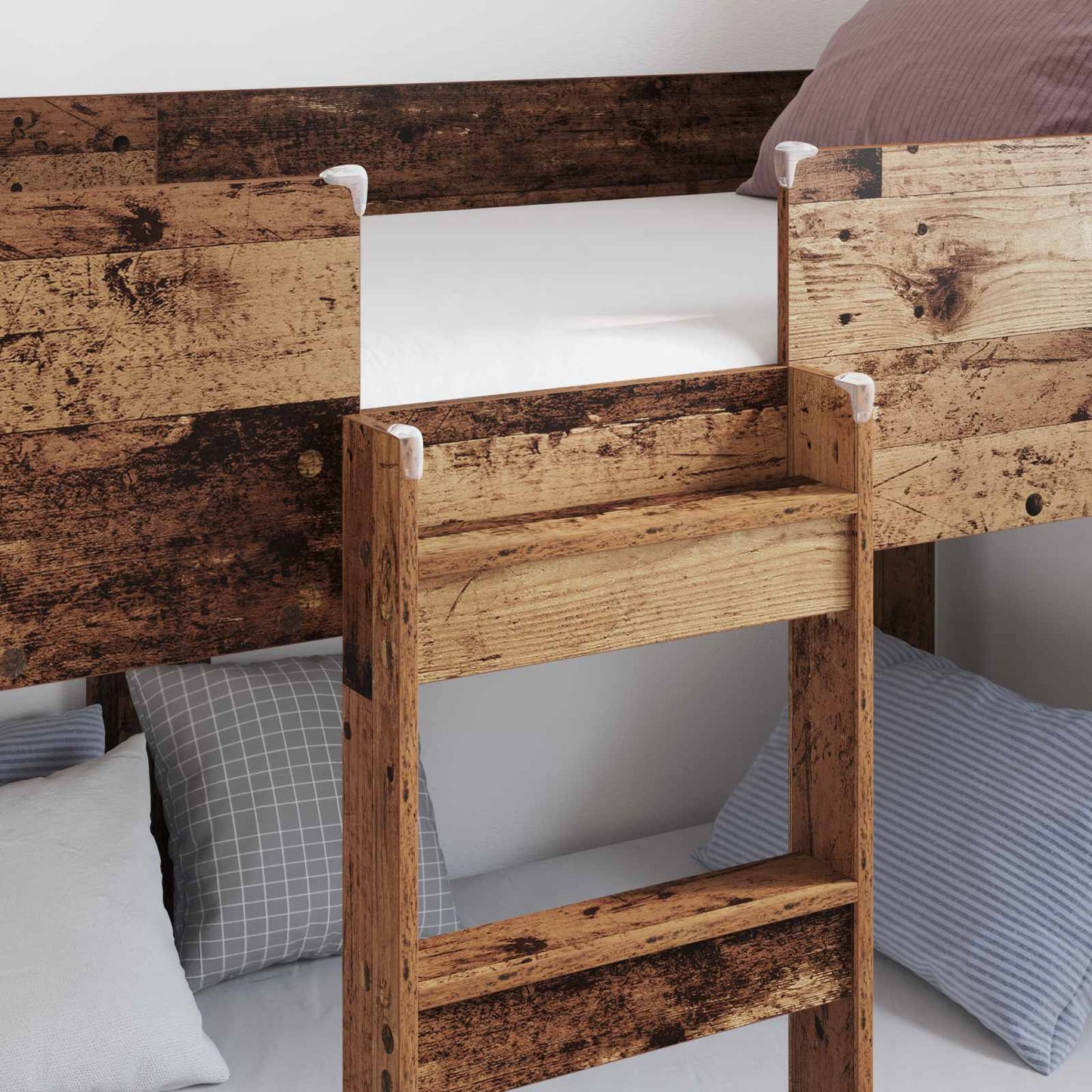 Bunk Bed for Kids Old Wood 90 x 190 cm Engineered Wood