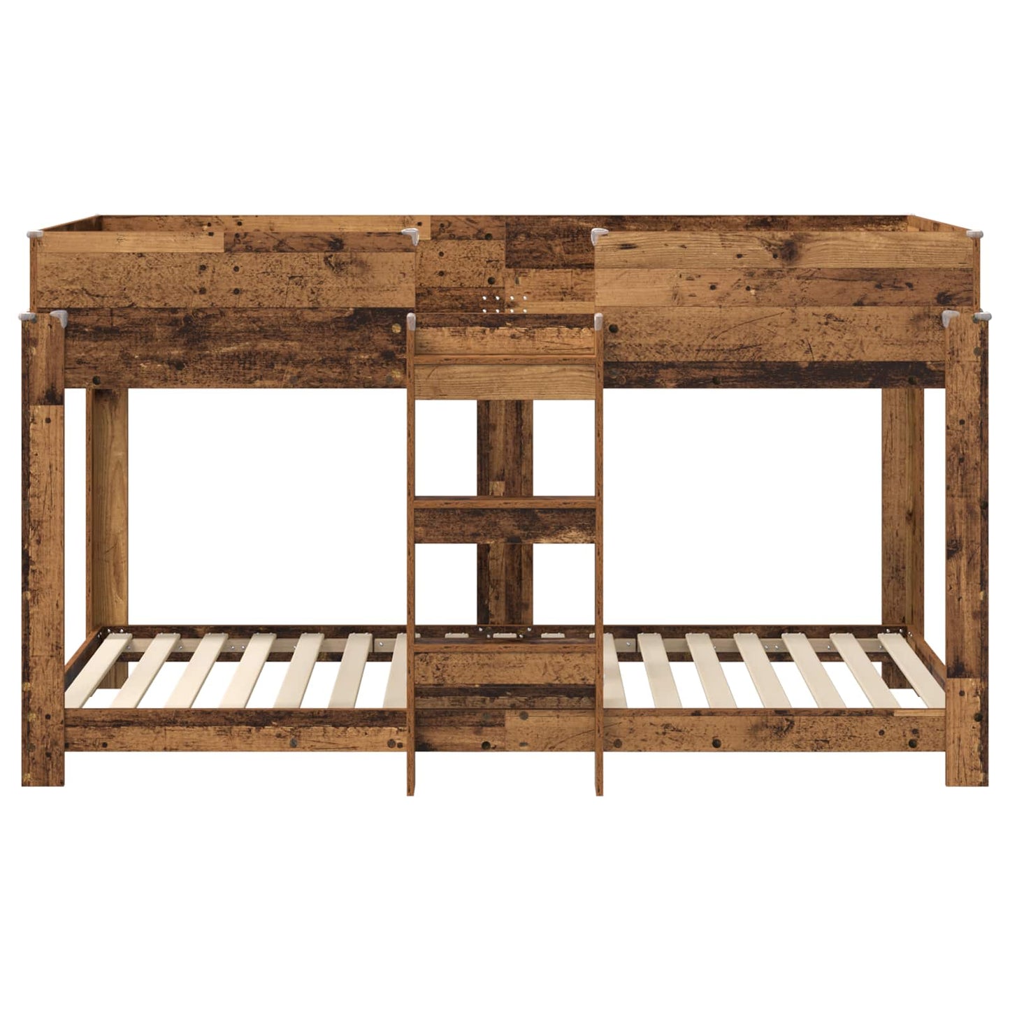 Bunk Bed for Kids Old Wood 90 x 190 cm Engineered Wood