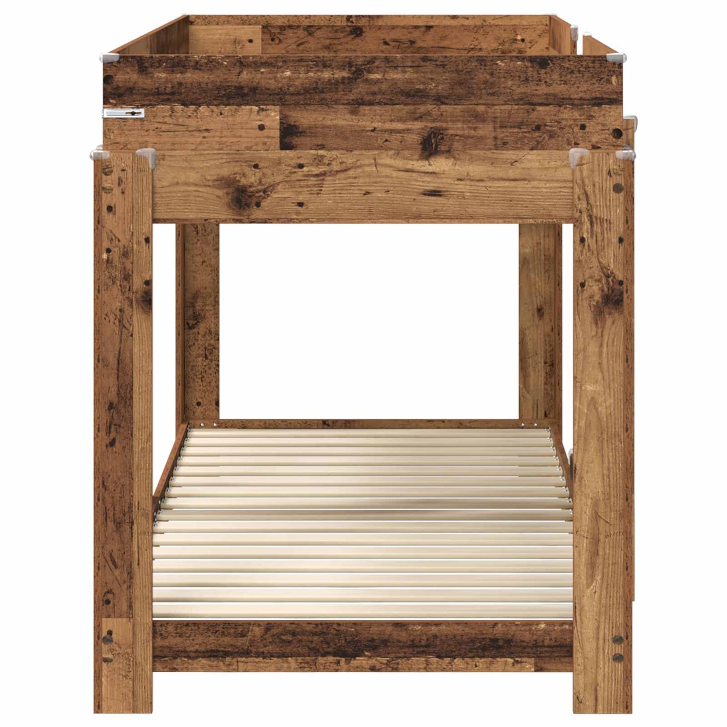 Bunk Bed for Kids Old Wood 90 x 190 cm Engineered Wood