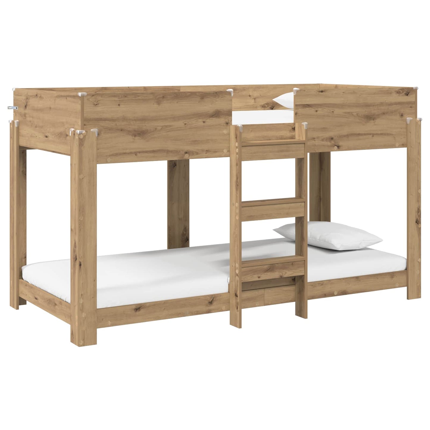 Bunk Bed for Kids Artisan Oak 90 x 190 cm Engineered Wood
