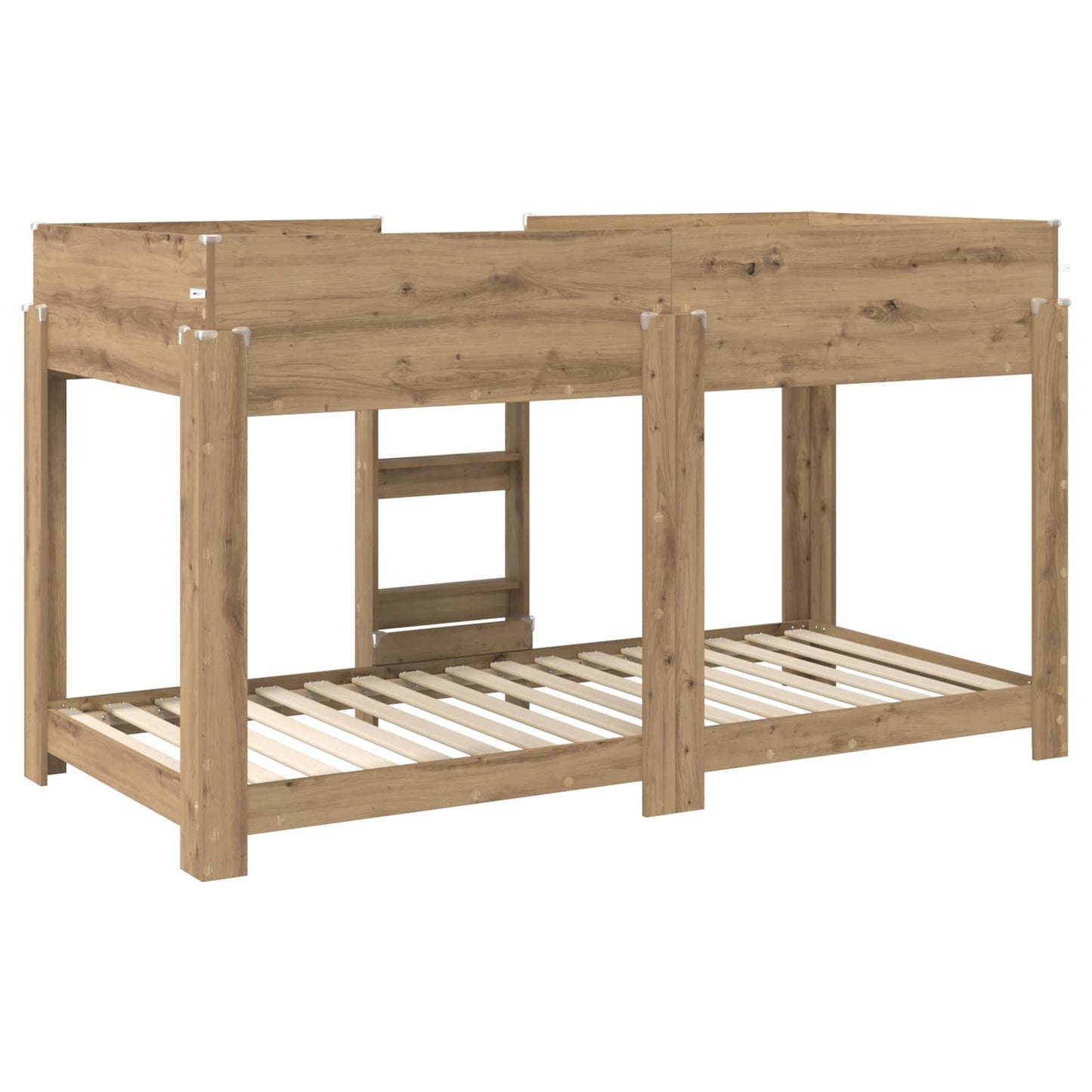 Bunk Bed for Kids Artisan Oak 90 x 190 cm Engineered Wood
