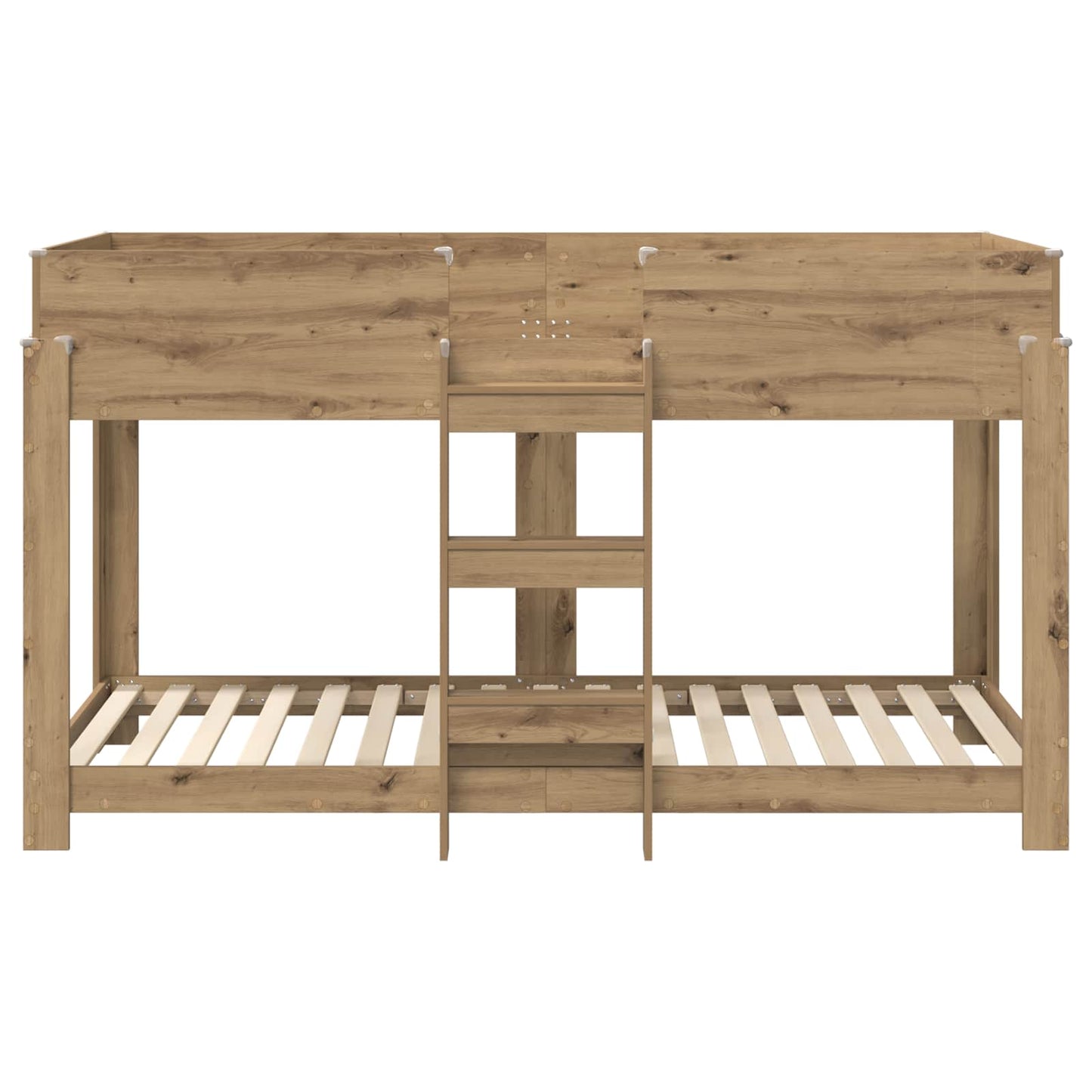 Bunk Bed for Kids Artisan Oak 90 x 190 cm Engineered Wood