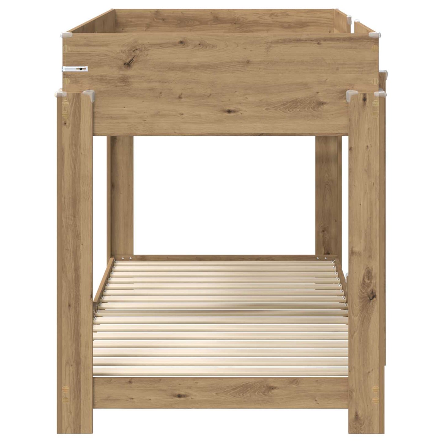 Bunk Bed for Kids Artisan Oak 90 x 190 cm Engineered Wood