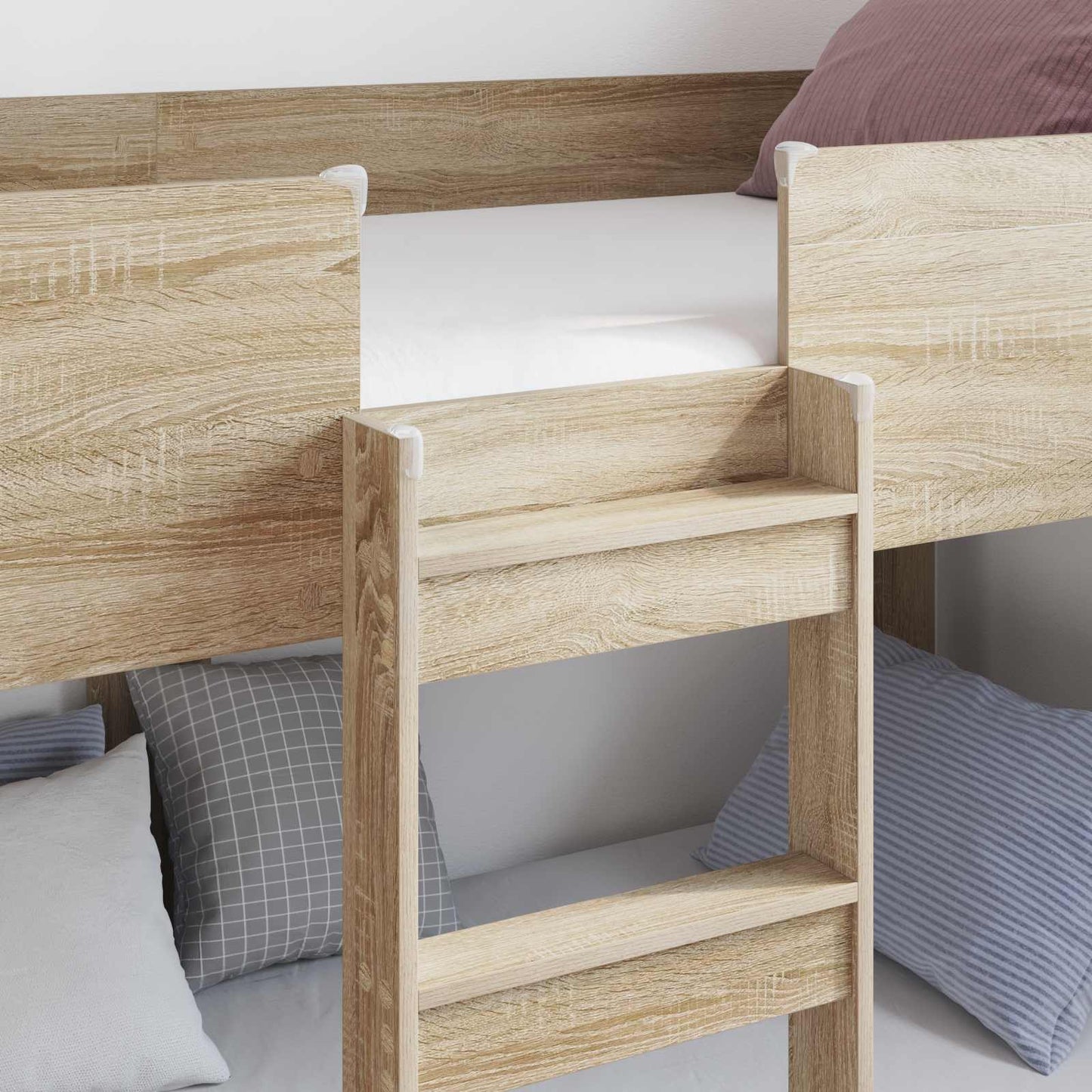 Bunk Bed for Kids Sonoma Oak 75 x 190 cm Engineered Wood