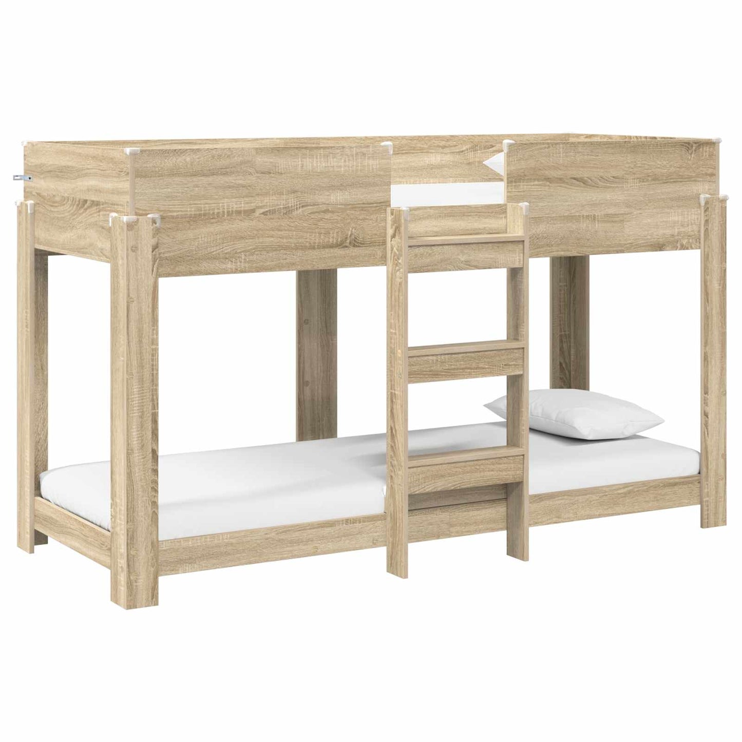 Bunk Bed for Kids Sonoma Oak 75 x 190 cm Engineered Wood