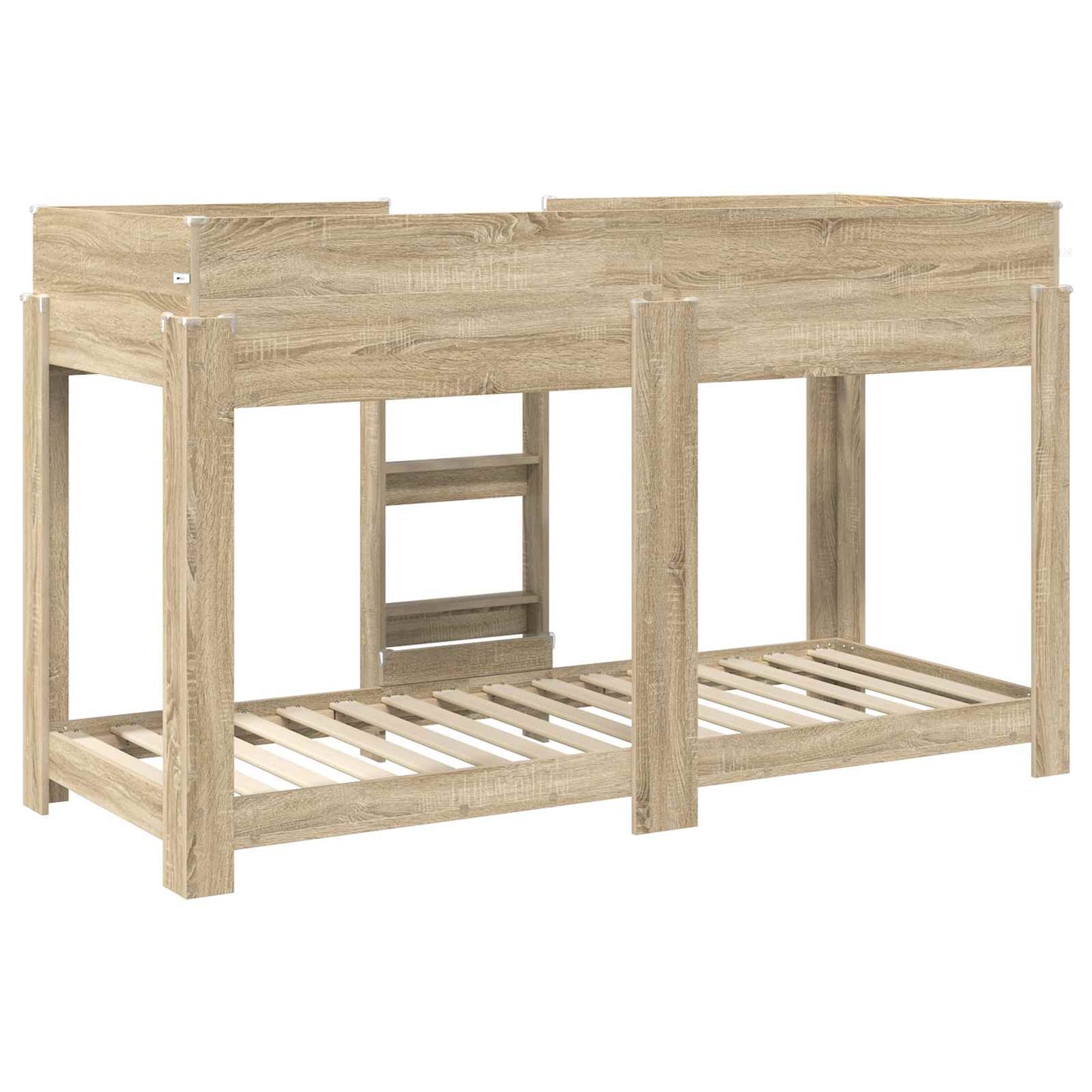 Bunk Bed for Kids Sonoma Oak 75 x 190 cm Engineered Wood