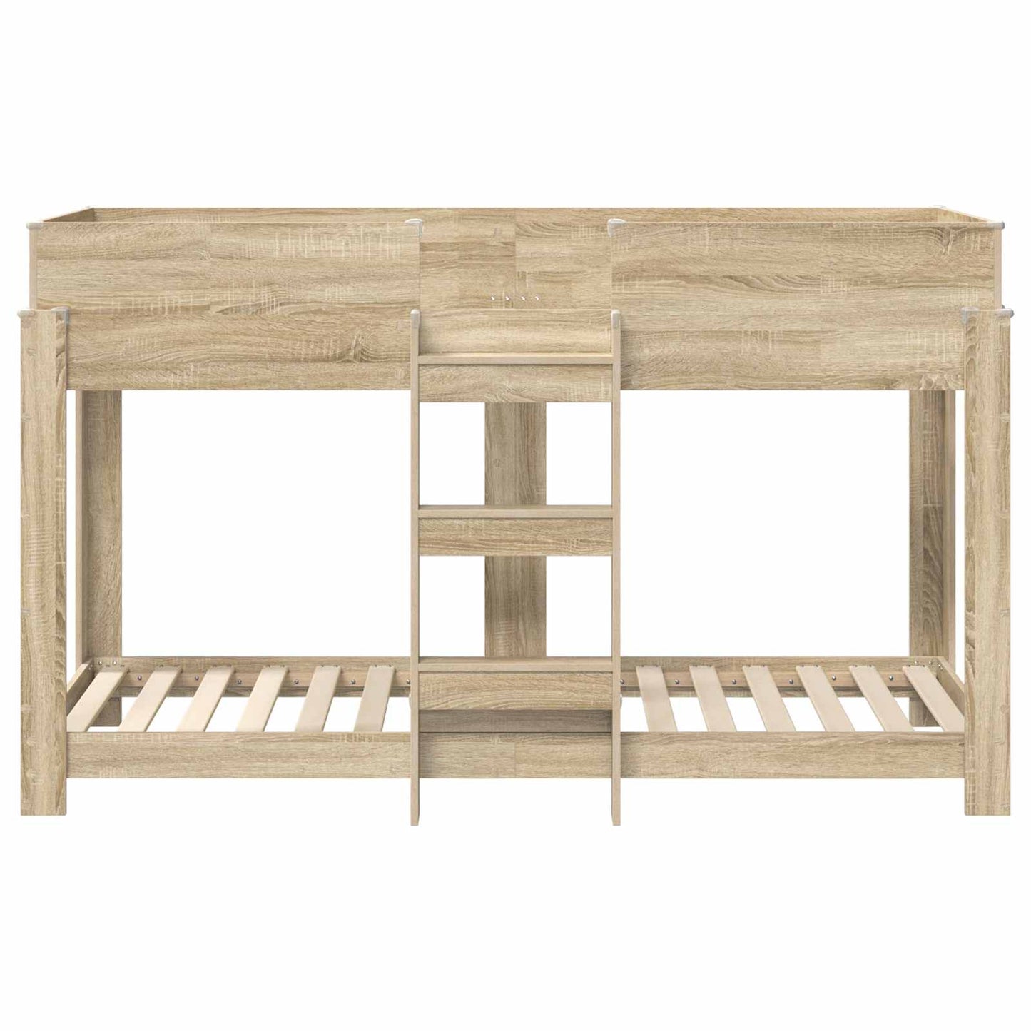 Bunk Bed for Kids Sonoma Oak 75 x 190 cm Engineered Wood