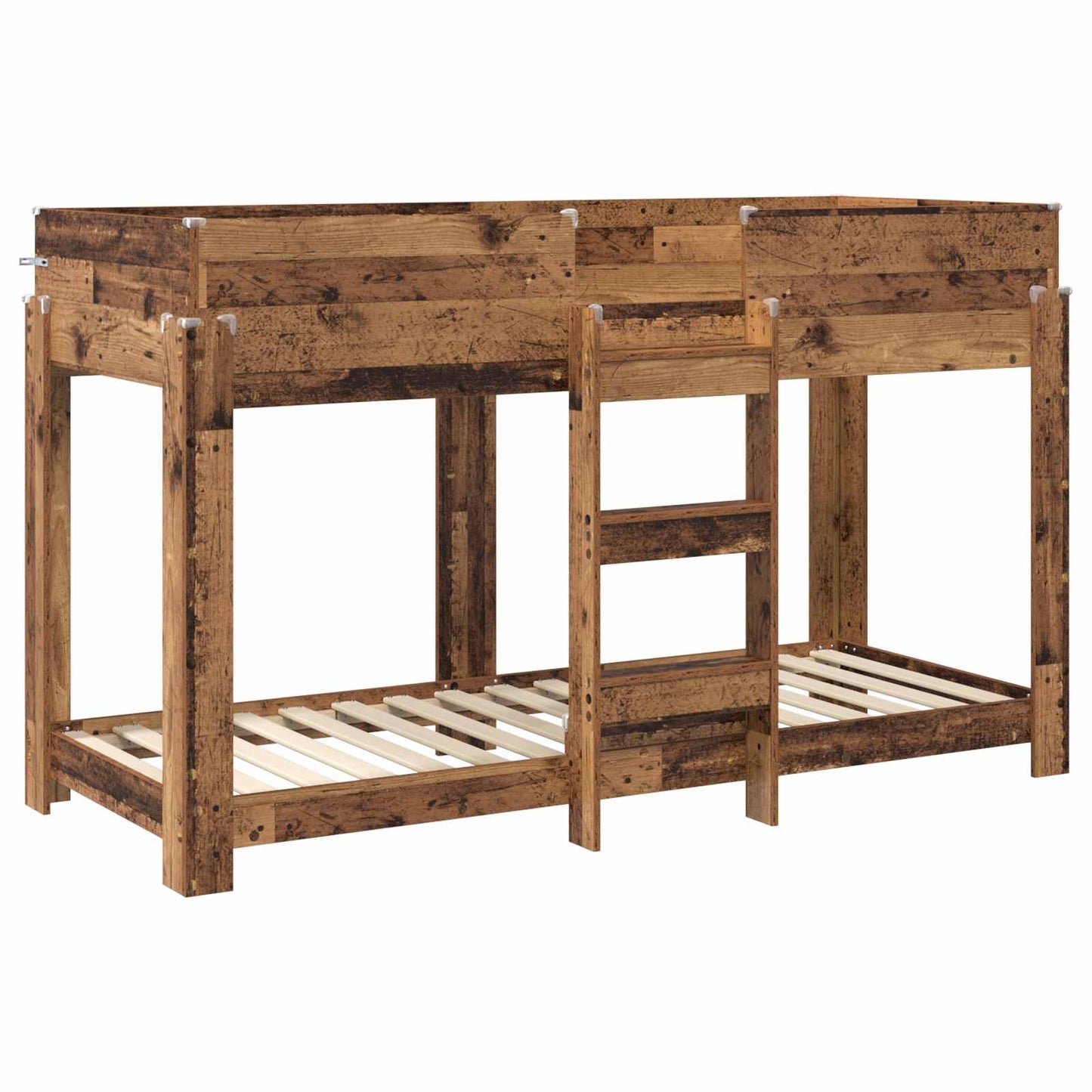 Bunk Bed for Kids Old Wood 75 x 190 cm Engineered Wood