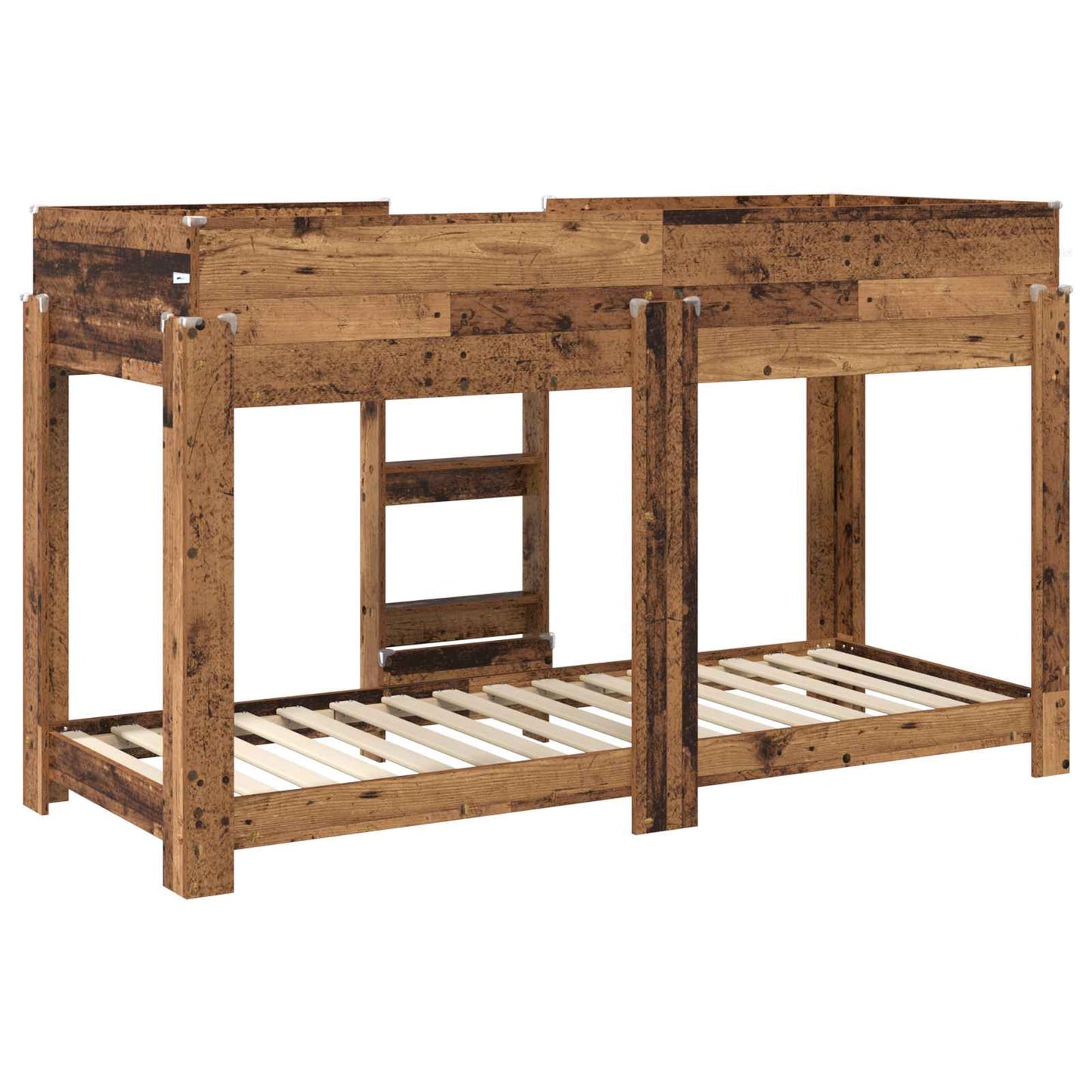Bunk Bed for Kids Old Wood 75 x 190 cm Engineered Wood