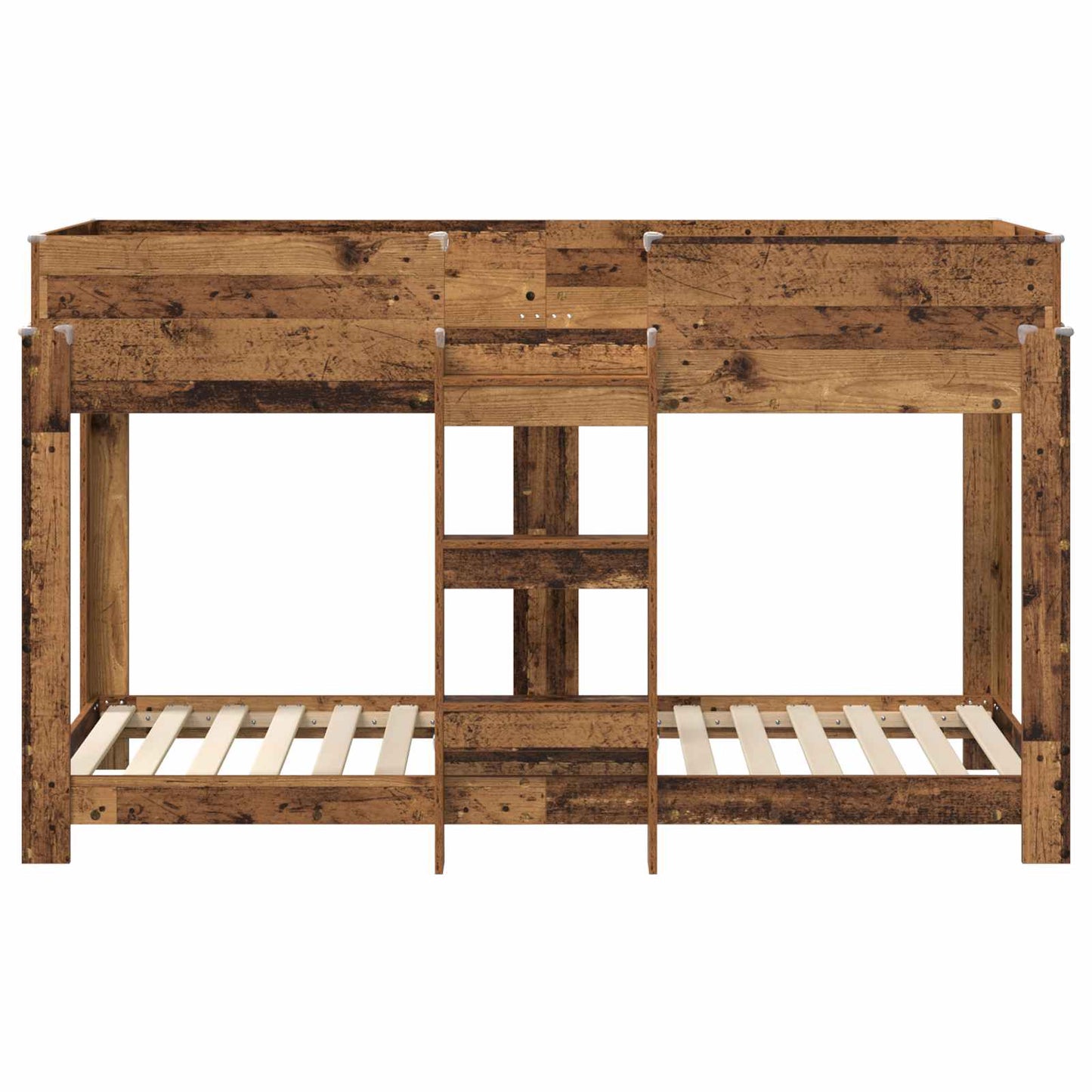 Bunk Bed for Kids Old Wood 75 x 190 cm Engineered Wood