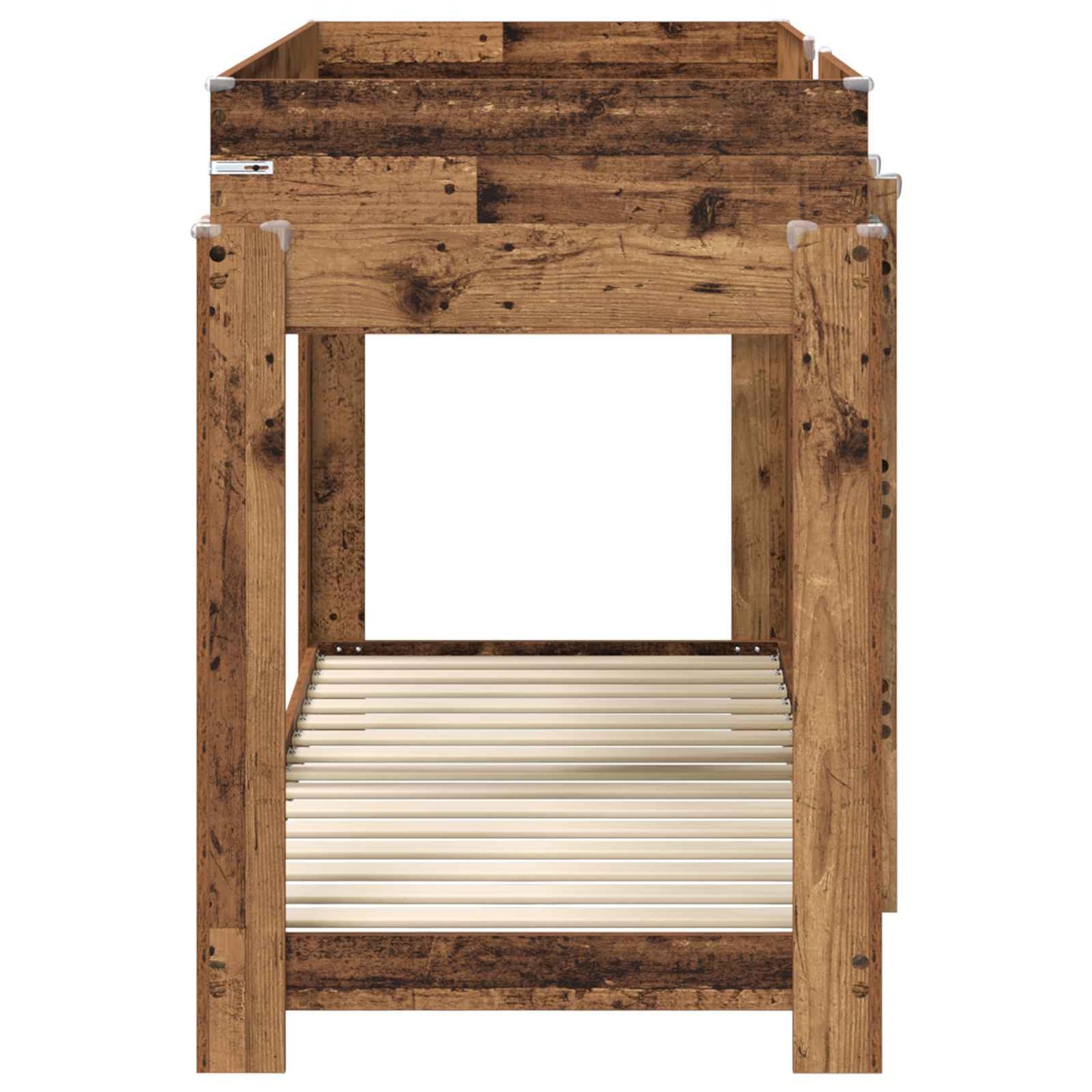 Bunk Bed for Kids Old Wood 75 x 190 cm Engineered Wood