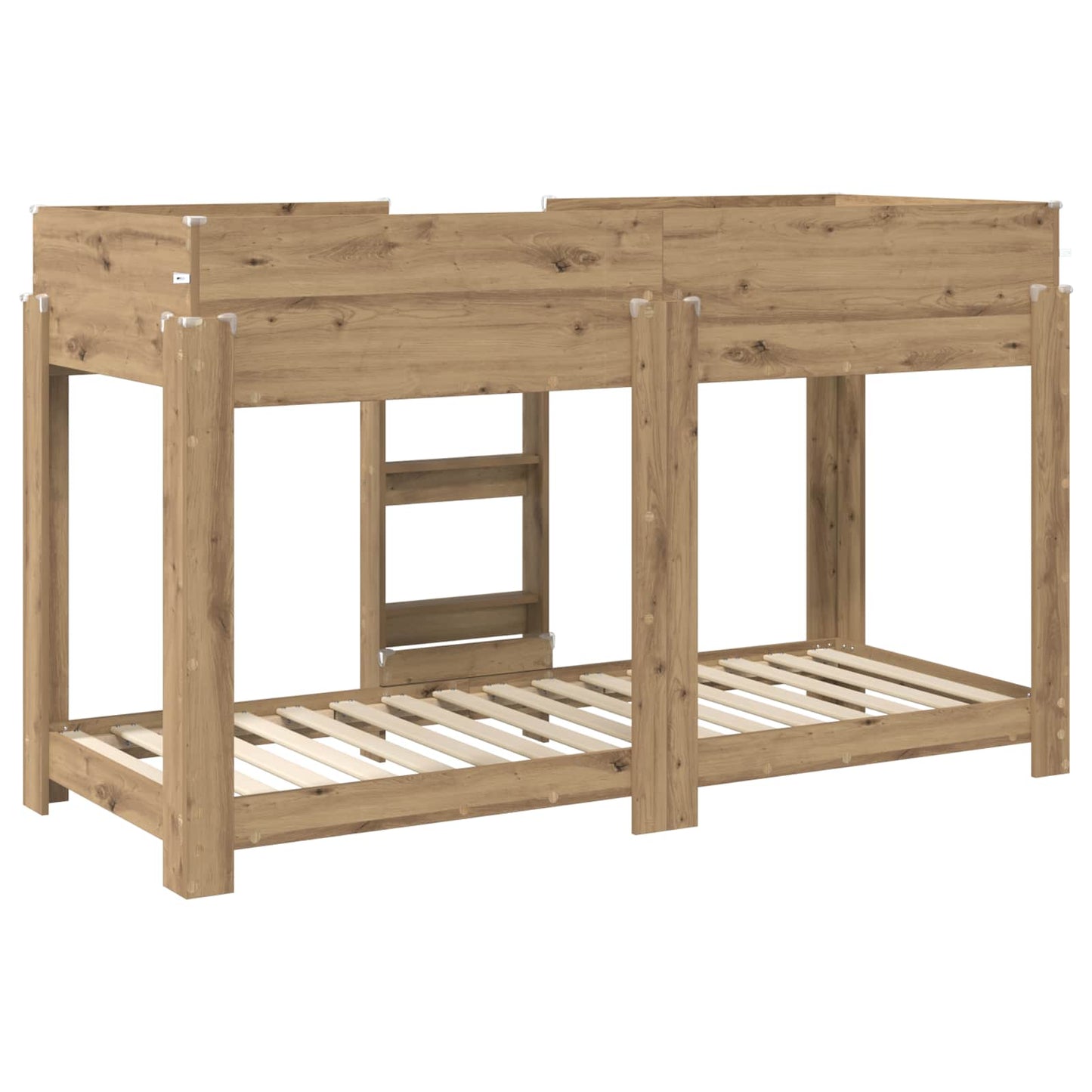 Bunk Bed for Kids Artisan Oak 75 x 190 cm Engineered Wood