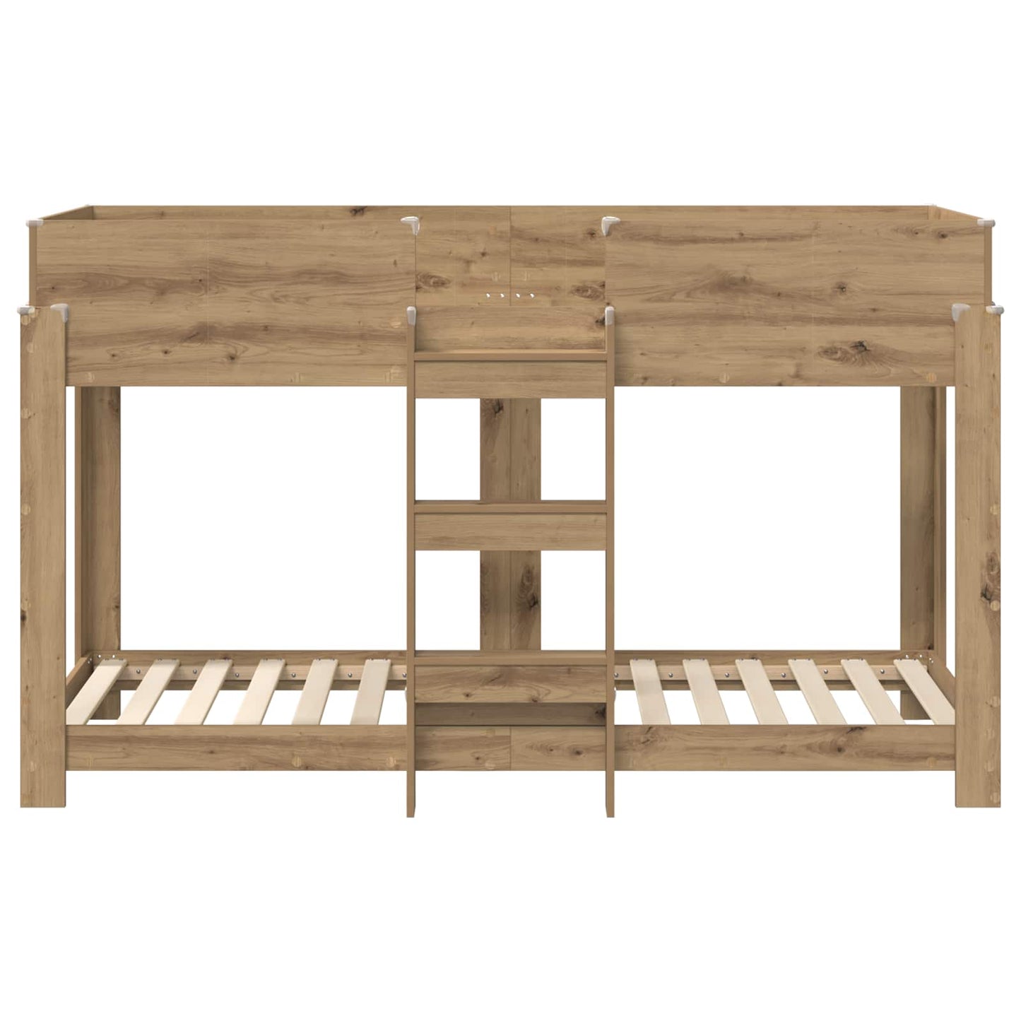 Bunk Bed for Kids Artisan Oak 75 x 190 cm Engineered Wood
