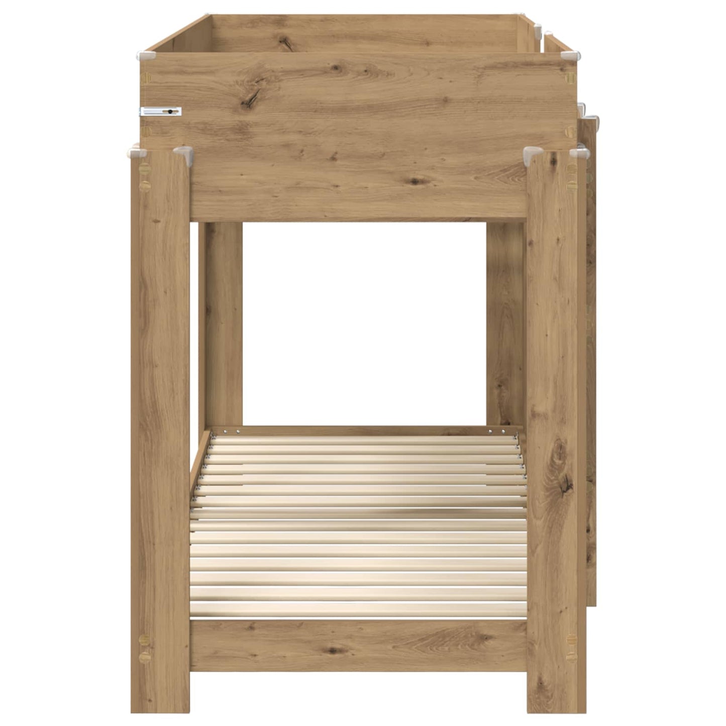 Bunk Bed for Kids Artisan Oak 75 x 190 cm Engineered Wood