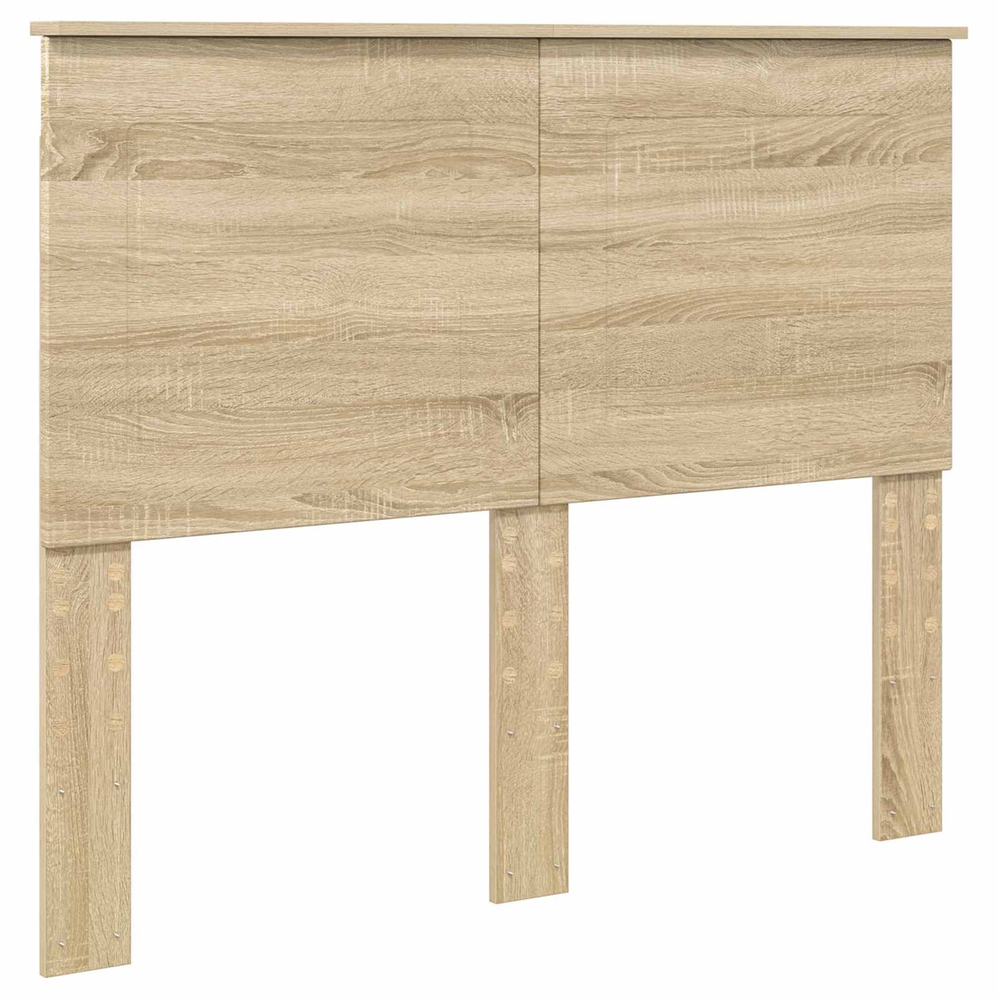 Bed Frame with Headboard Sonoma 120 x 200 cm Solid Pine Wood