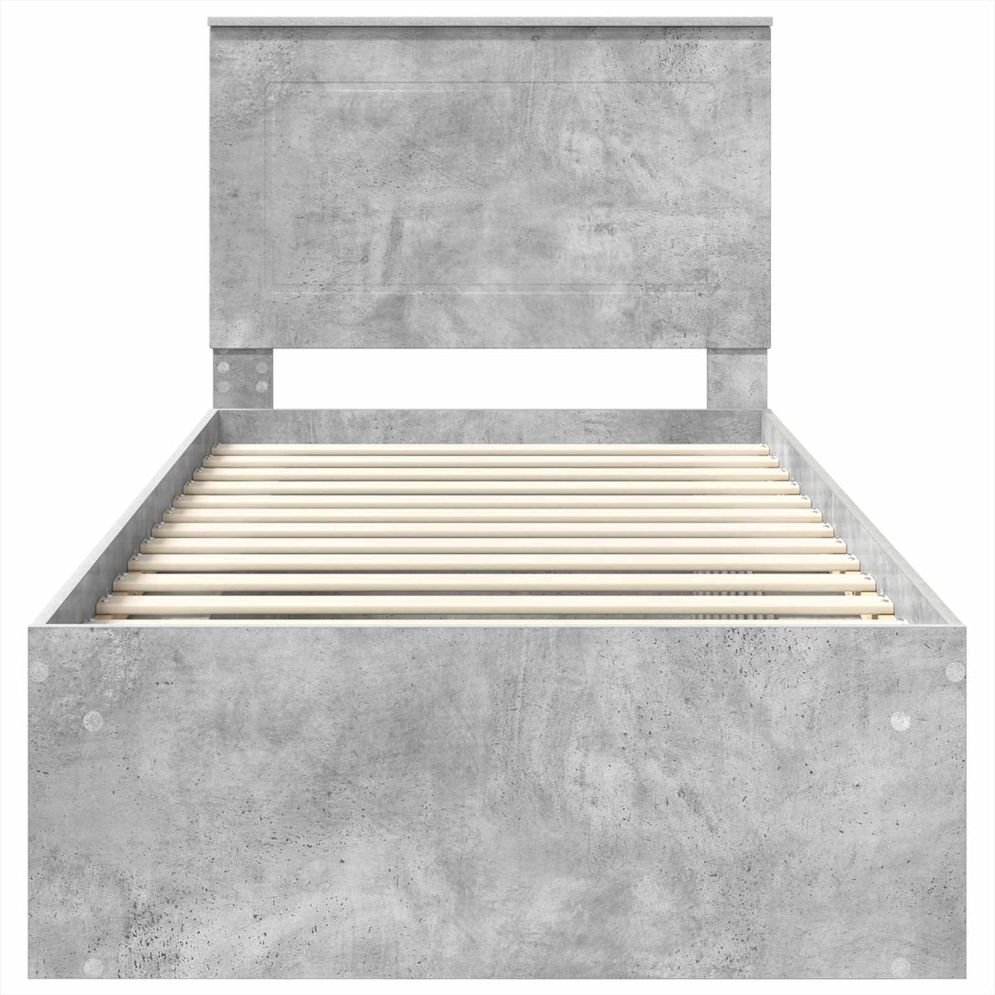 Bed Frame Concerte Grey 75 x 190 cm Solid Pine Wood