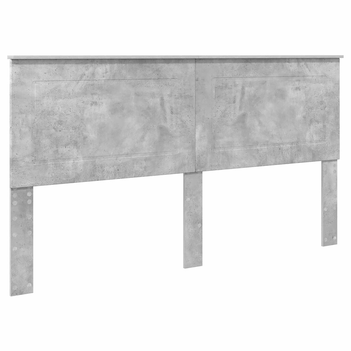 Bed Frame with Drawer Concrete Grey 200 x 200 cm Engineer Wood