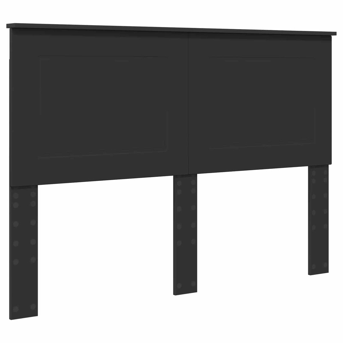 Bed Frame with Drawer Black 150 x 200 cm Engineer Wood