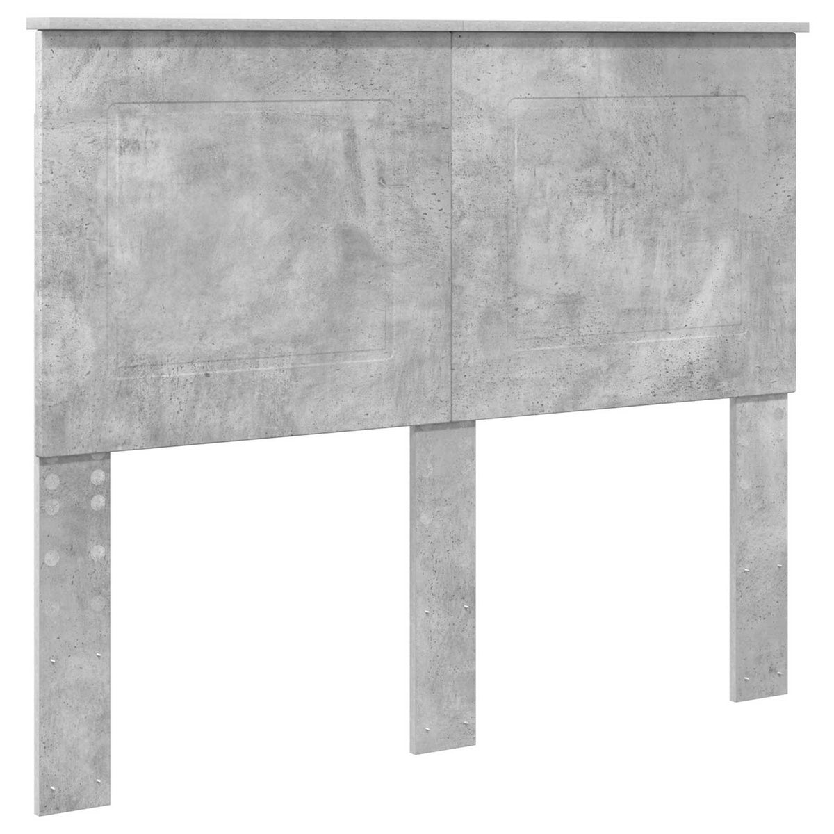 Bed Frame with Drawer Concrete Grey 135 x 190 cm Engineer Wood