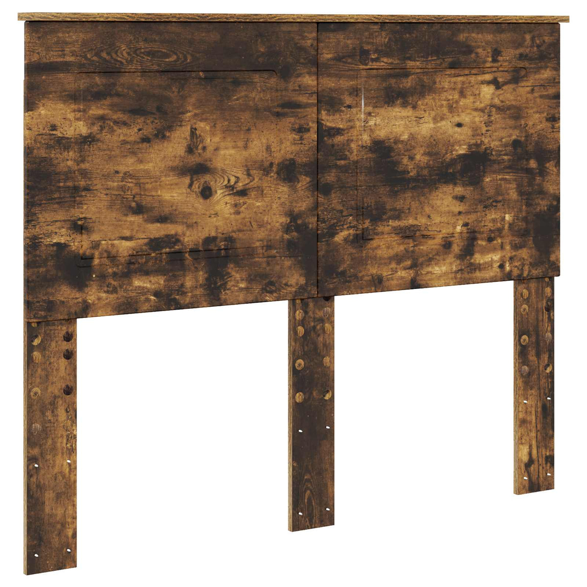 Bed Frame with Drawer Smoked Oak 120 x 200 cm Engineer Wood