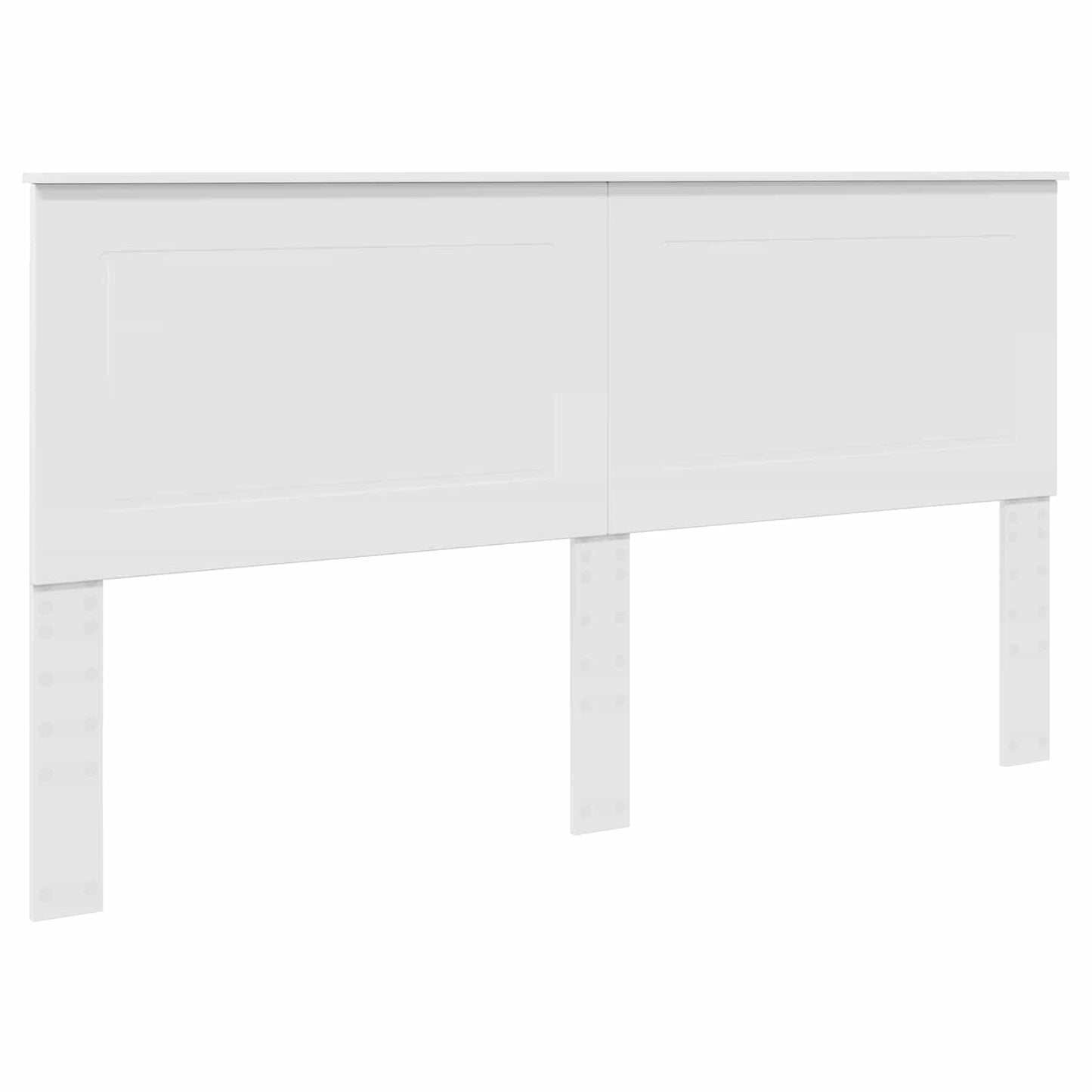 Storage Bed with Headboard White 180 x 200 cm Engineered Wood