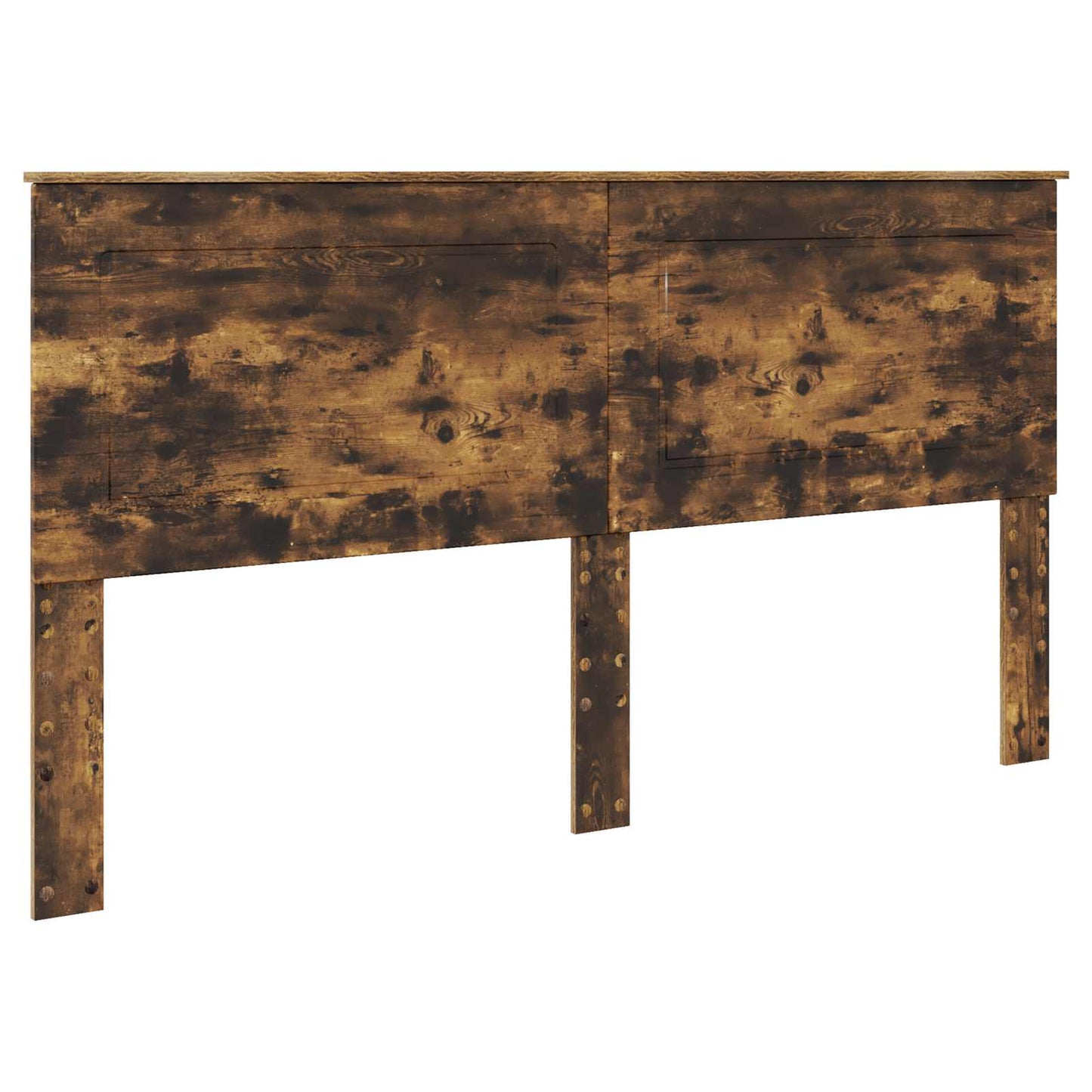 Storage Bed with Drawer Smoked Oak 180 x 200 cm Engineered Wood