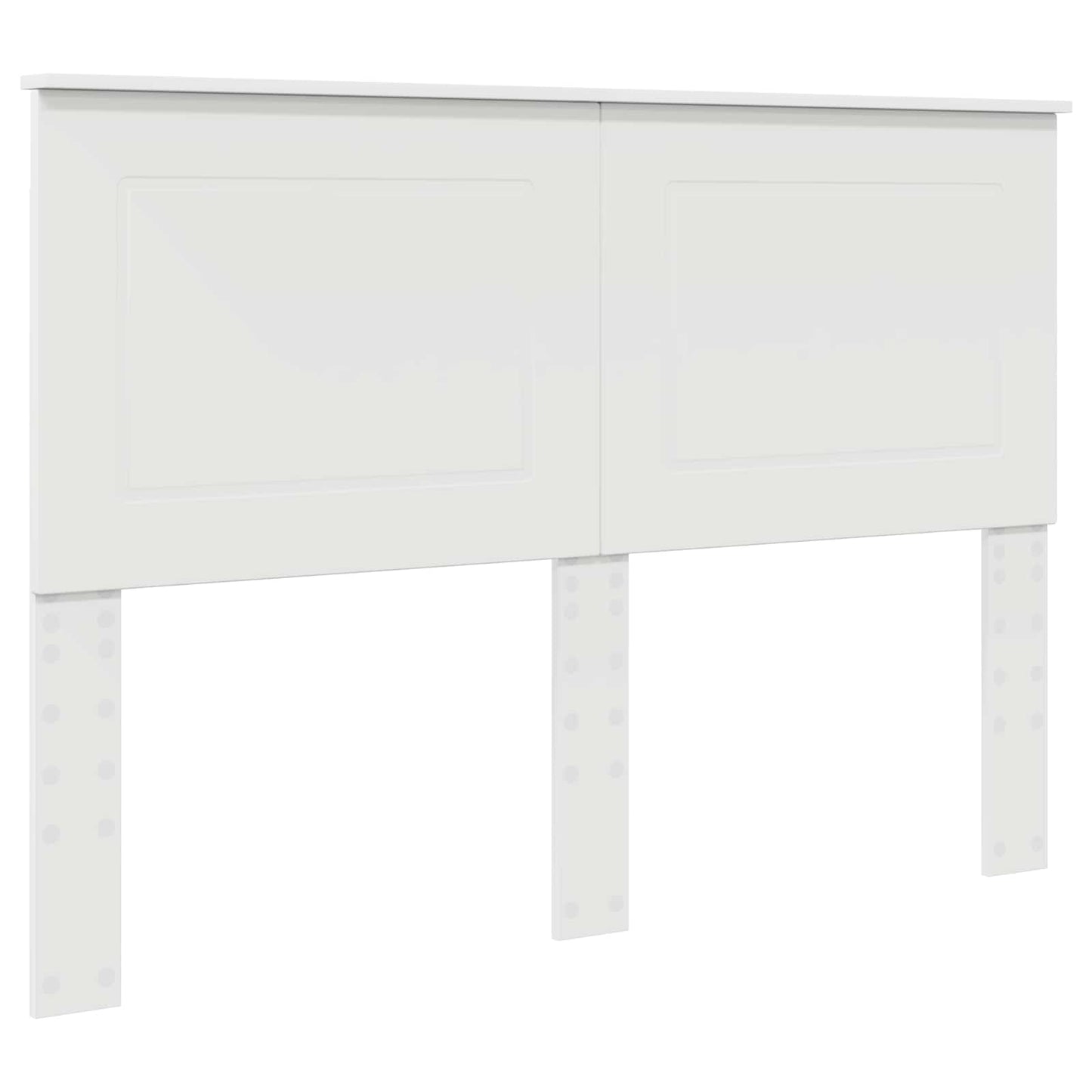 Bed Frame with Headboard White 140 x 200 cm Engineered Wood