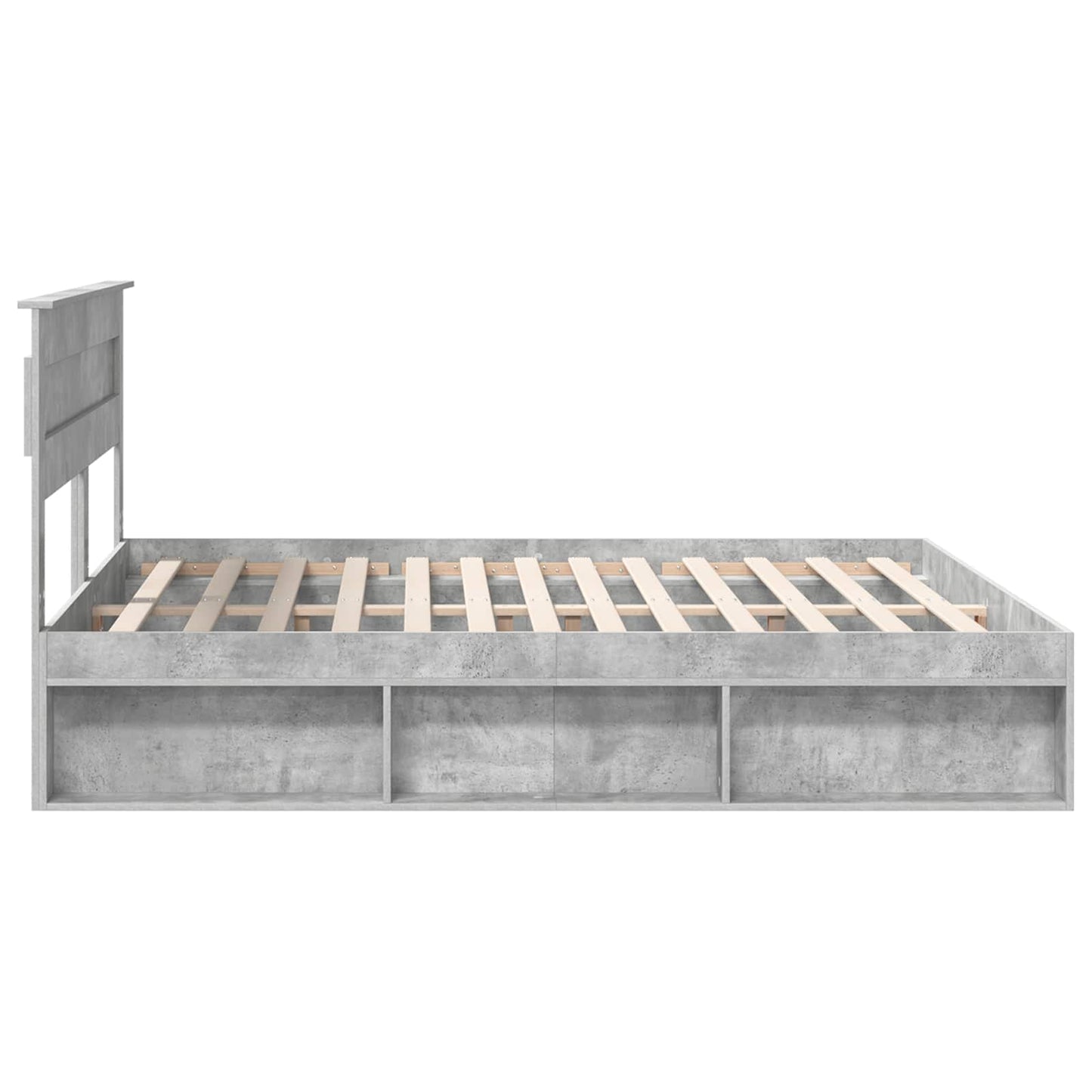 Bed Frame with Headboard Concerte 180 x 200 cm Solid Pine Wood