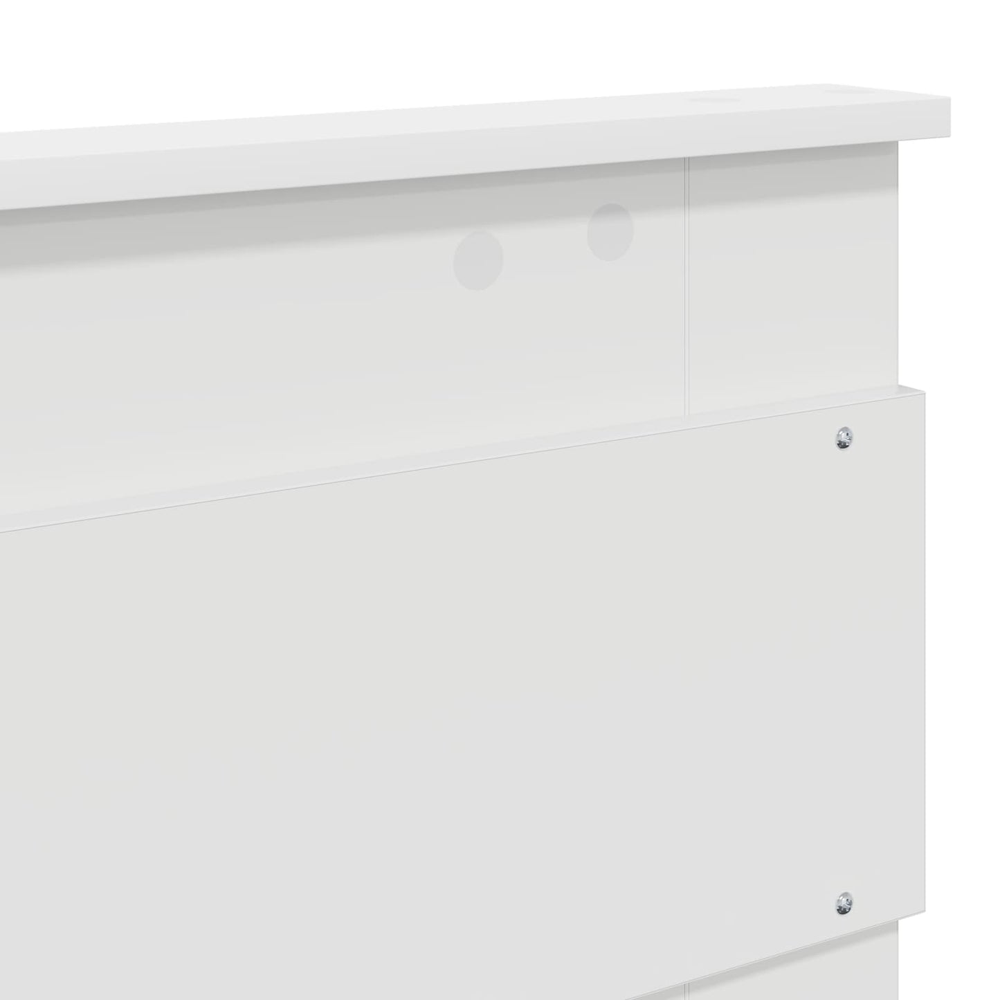 Bed Frame with Headboard White 120 x 200 cm Solid Pine Wood